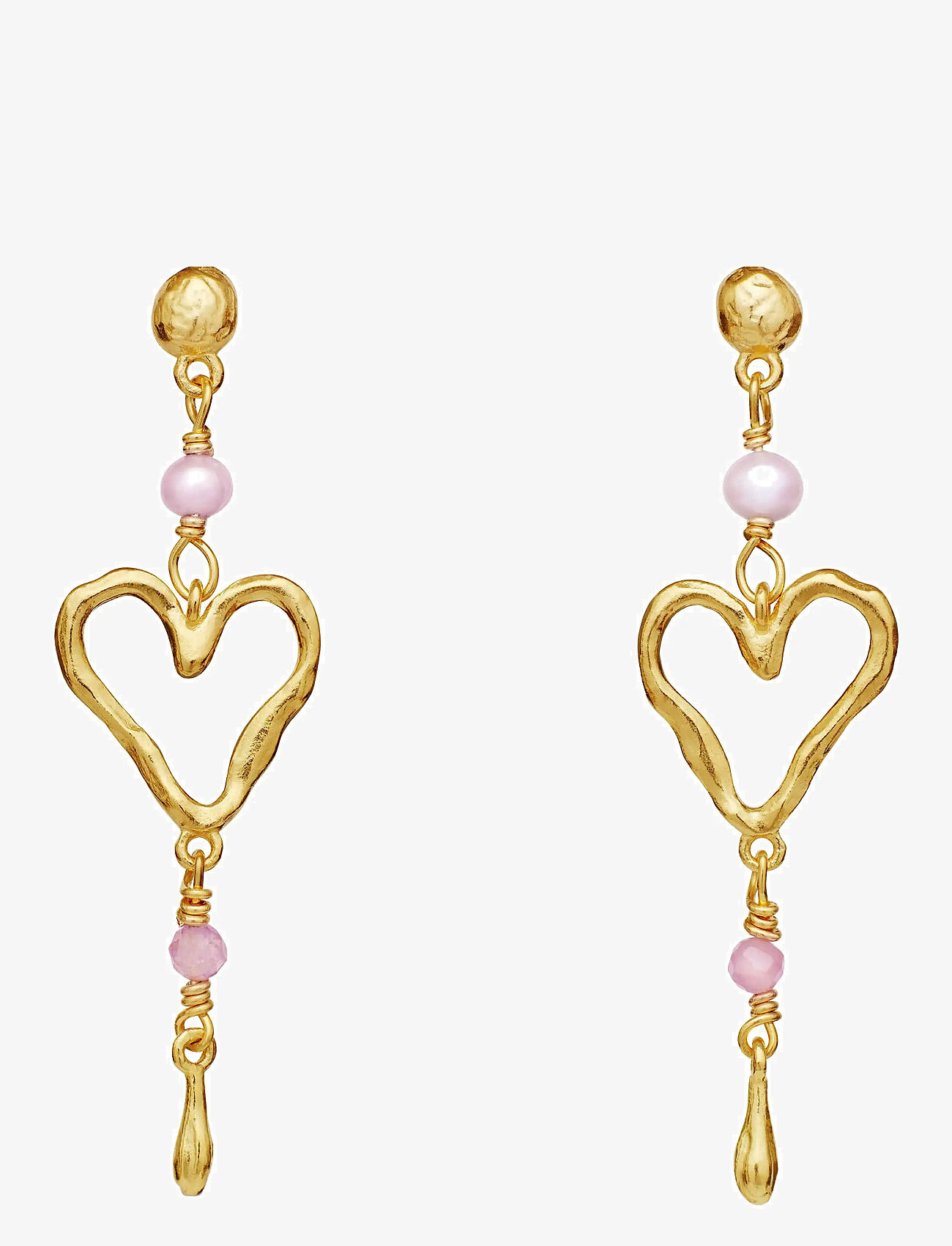 Maanesten - Sabi Earrings - pearl earrings - gold - 1