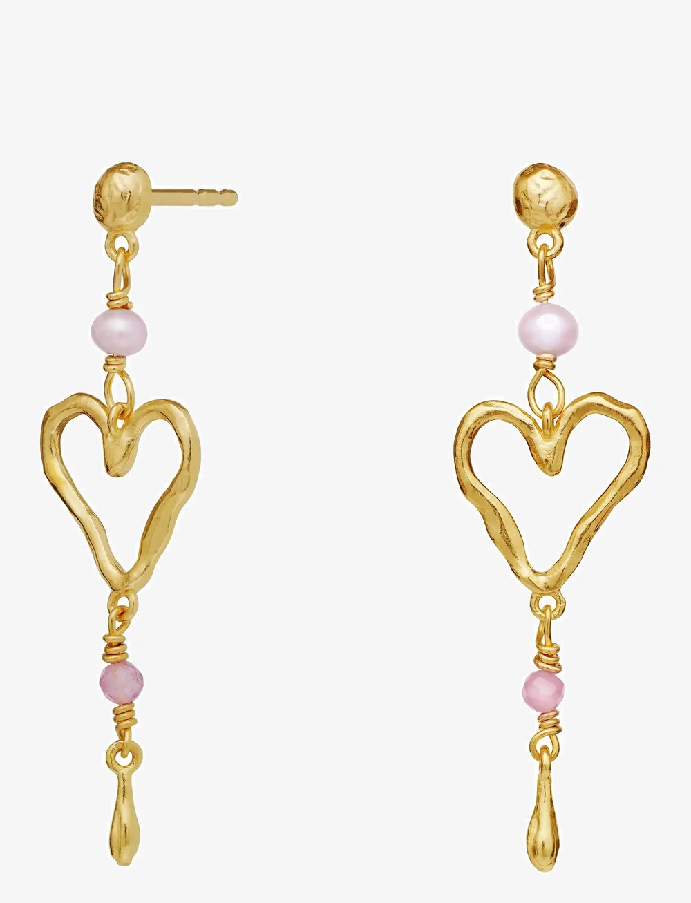 Maanesten - Sabi Earrings - perlenohrringe - gold - 2