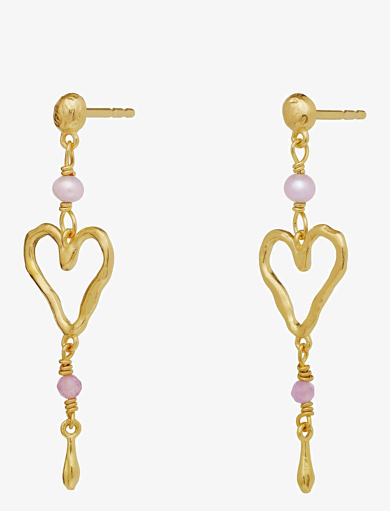 Maanesten - Sabi Earrings - pearl earrings - gold - 3