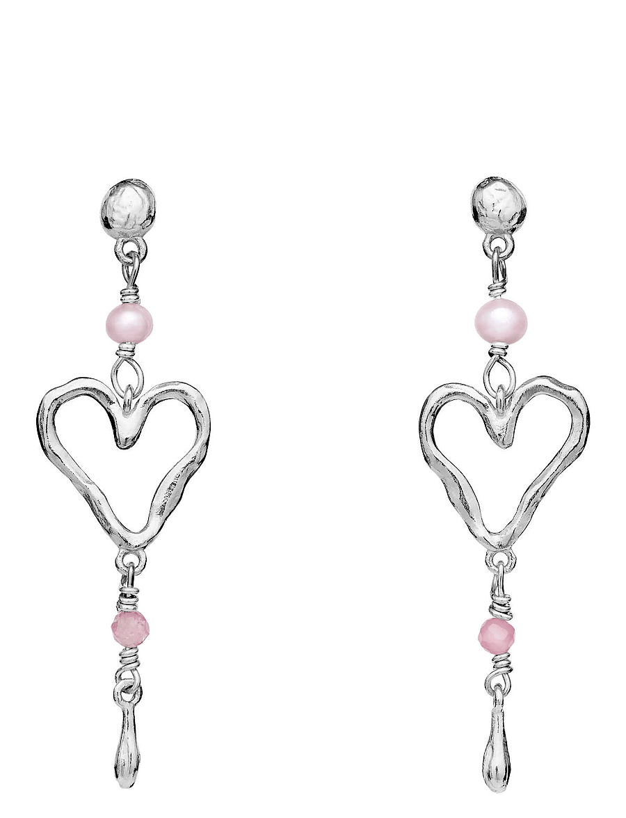 Maanesten - Sabi Earrings - ohrhänger - silver - 0