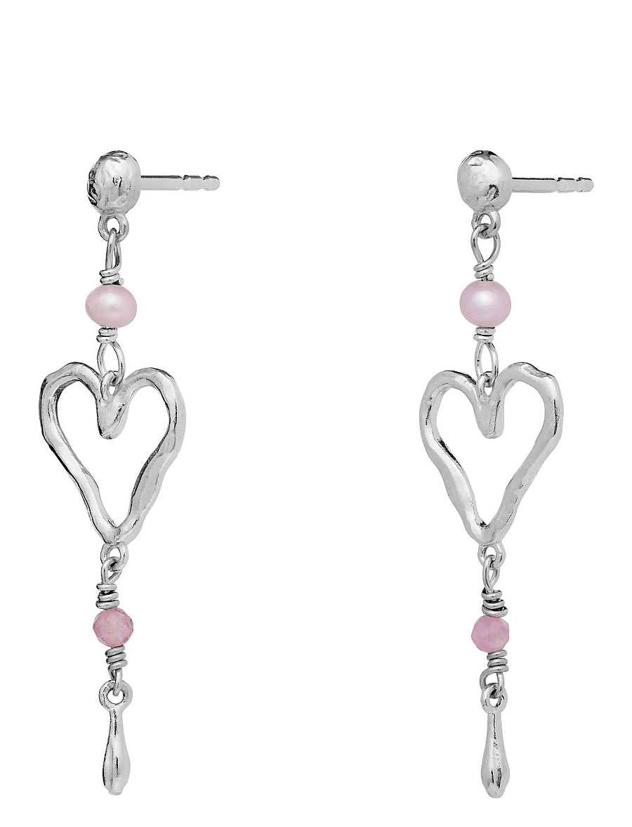 Maanesten - Sabi Earrings - ohrhänger - silver - 2