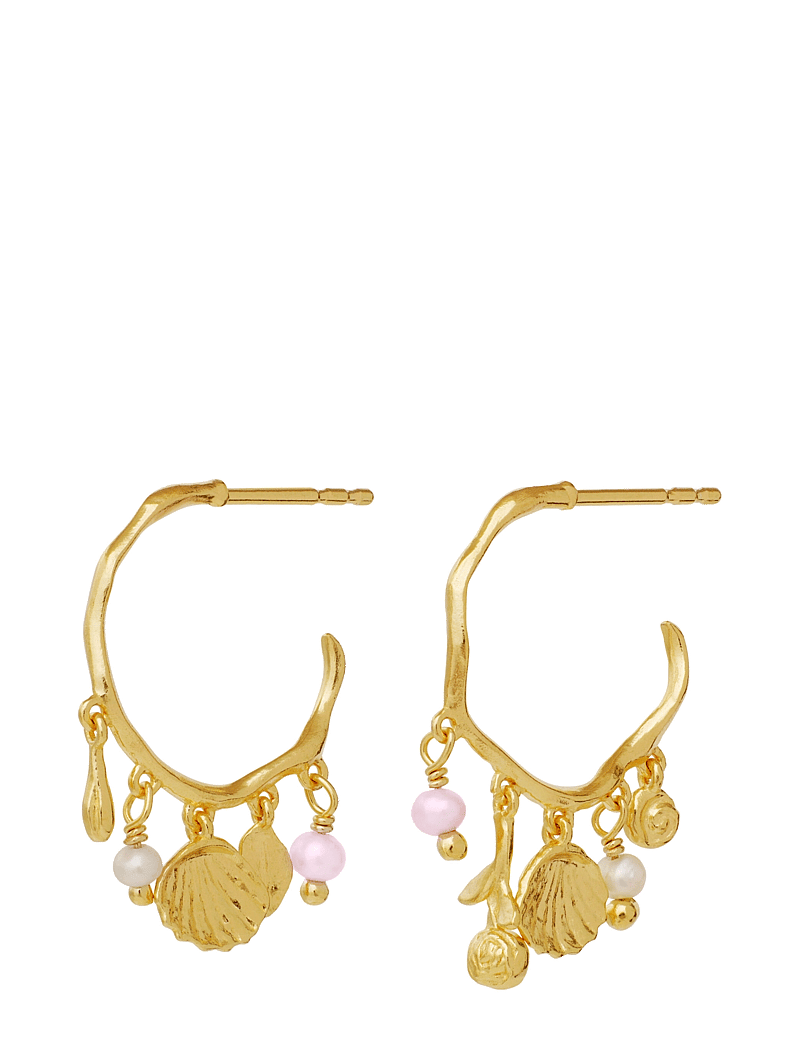 Maanesten - Eve Earrings - creoler & hoops - gold - 0