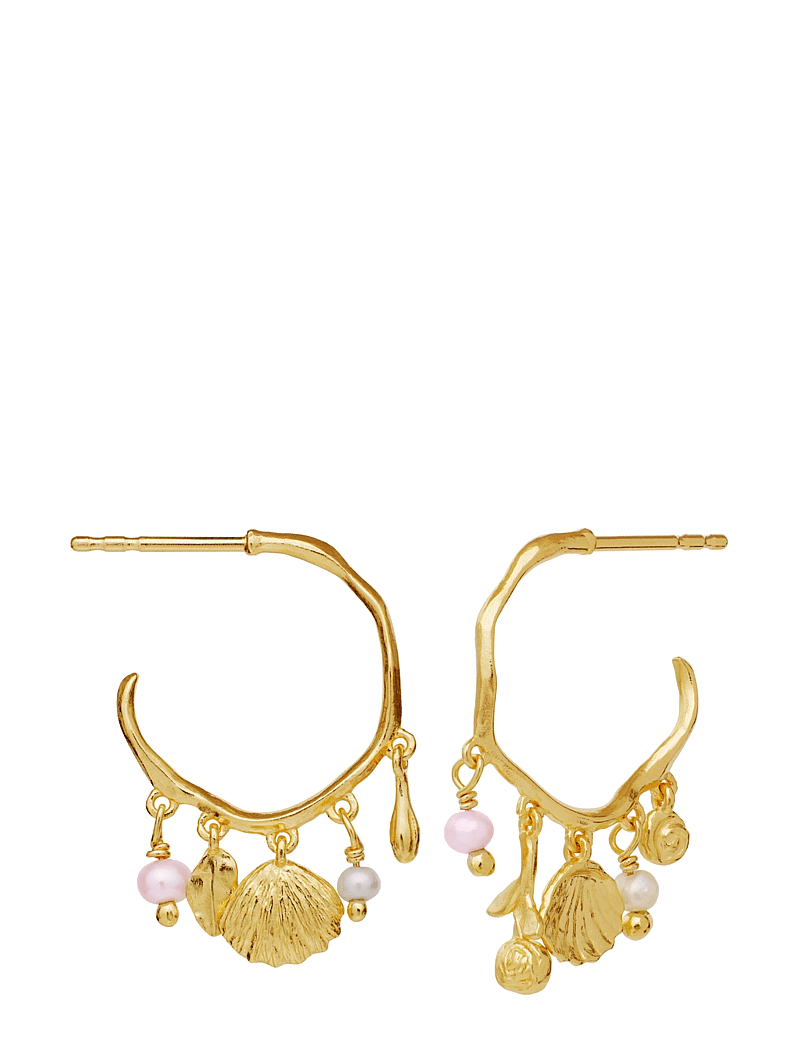 Maanesten - Eve Earrings - creoler & hoops - gold - 1
