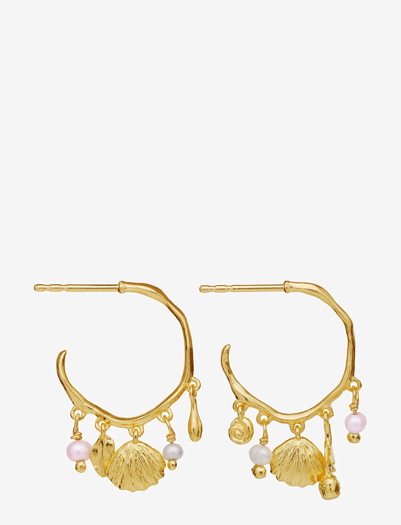 Maanesten - Eve Earrings - creoler & hoops - gold - 2