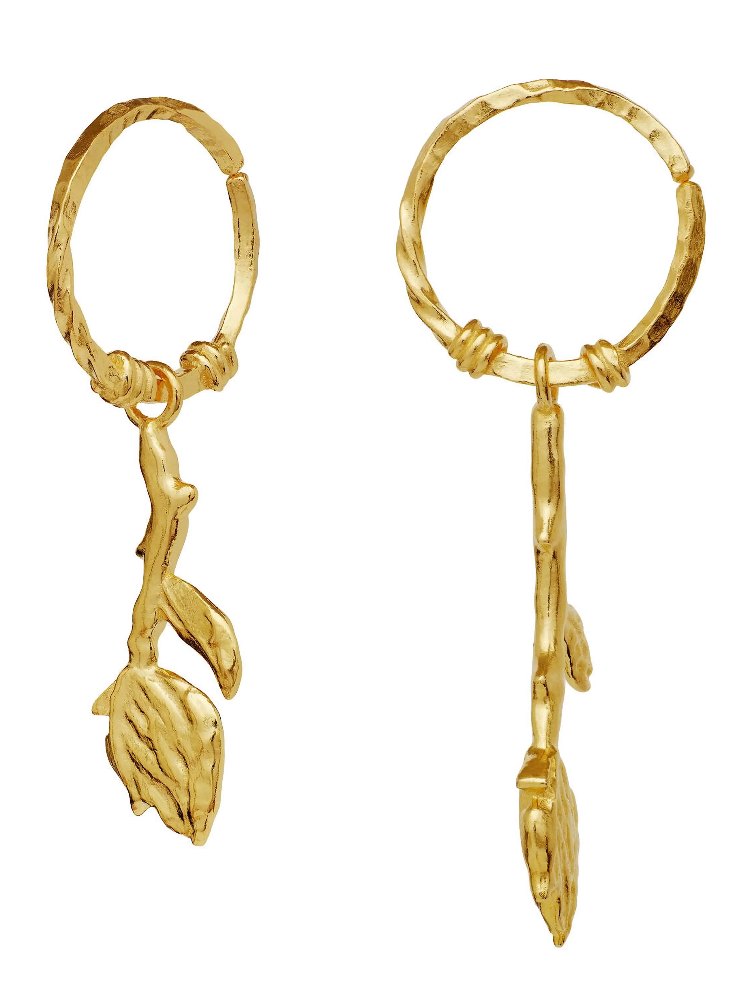 Maanesten - Rory Earrings - hengende øredobber - gold - 3