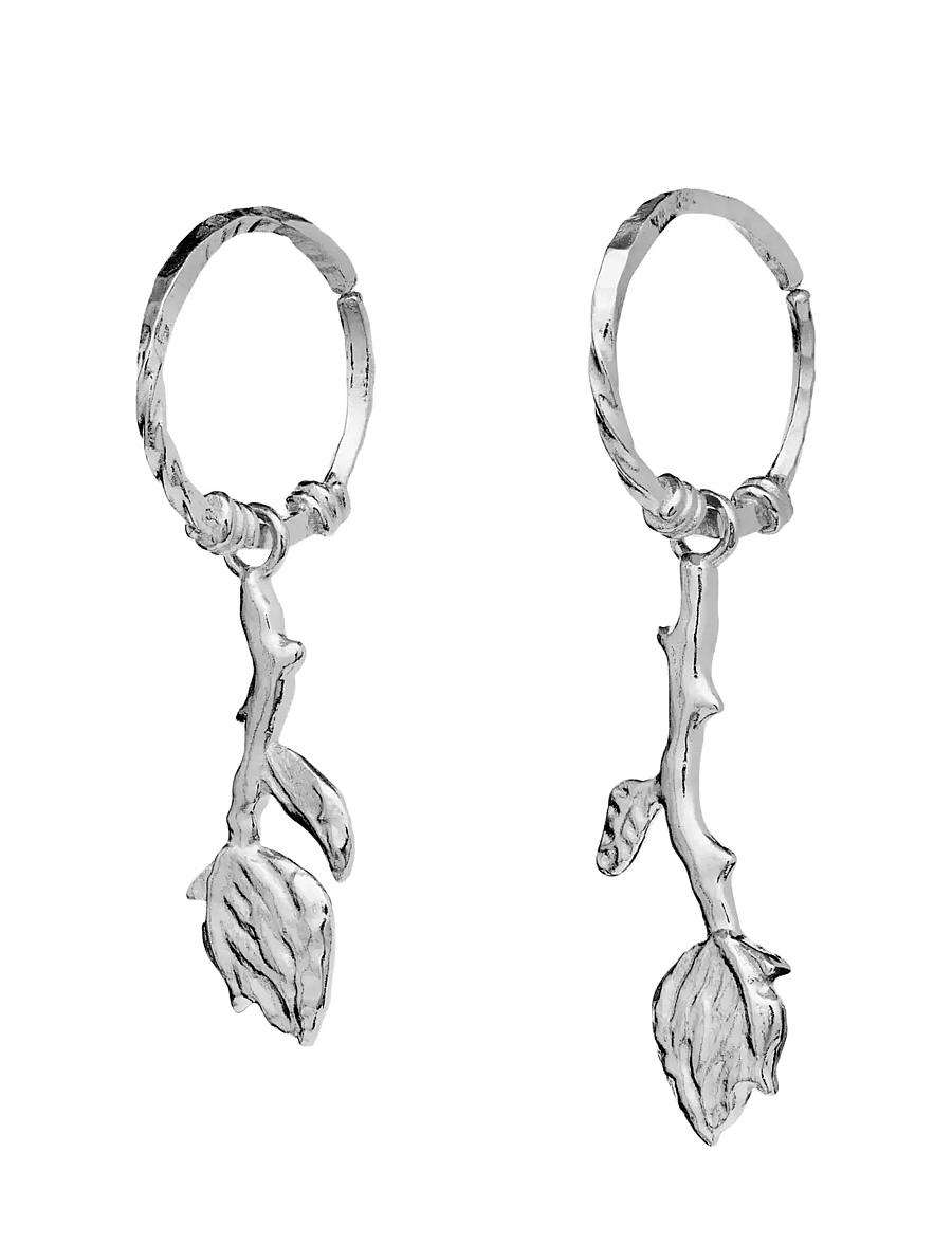 Maanesten - Rory Earrings - rippuvad kõrvarõngad - silver - 0