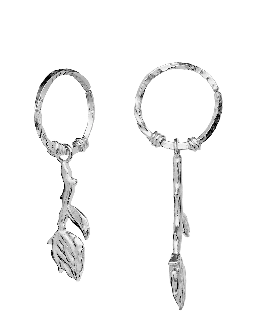 Maanesten - Rory Earrings - rippuvad kõrvarõngad - silver - 2
