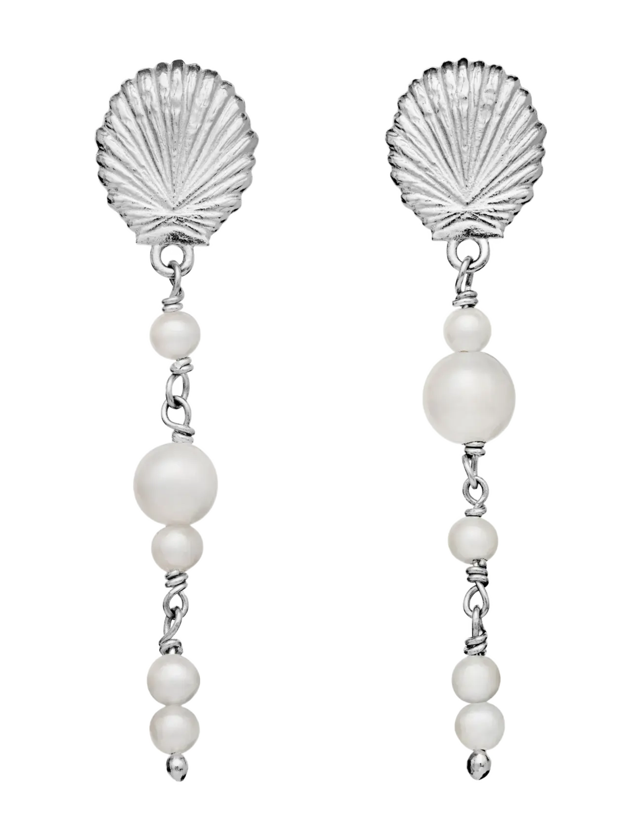 Maanesten Marylyn Earrings, LENGTH 43MM WIDTH 8.8MM, Silber - Pendants Frauen