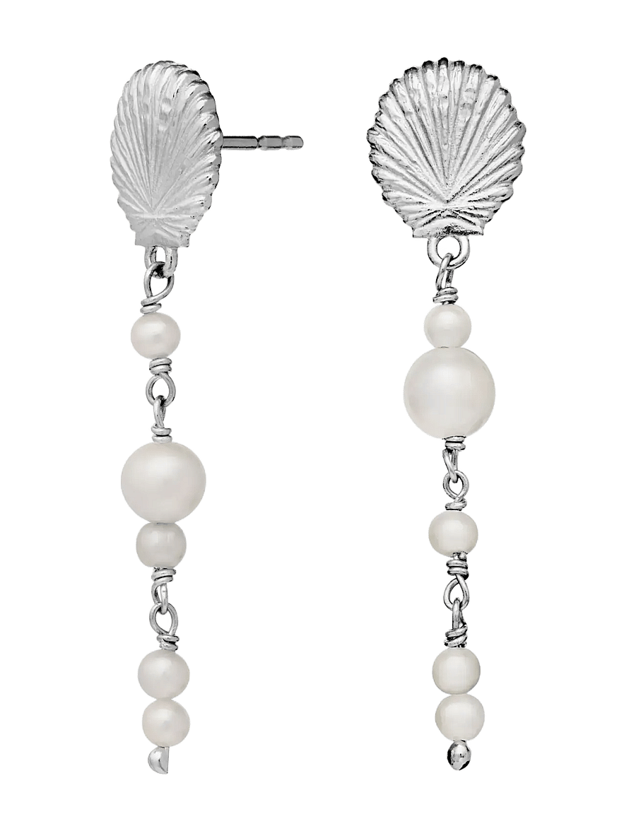 Maanesten - Marylyn Earrings - rippuvad kõrvarõngad - silver - 1