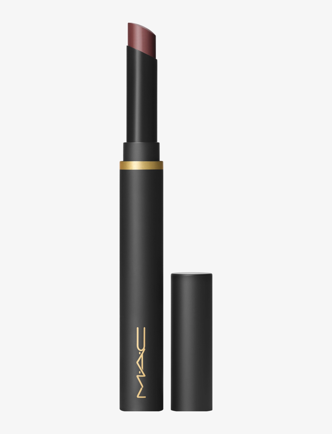 MAC Powder Kiss Velvet Blur Slim Stick, Læbestift, Brun, Str: 2 g