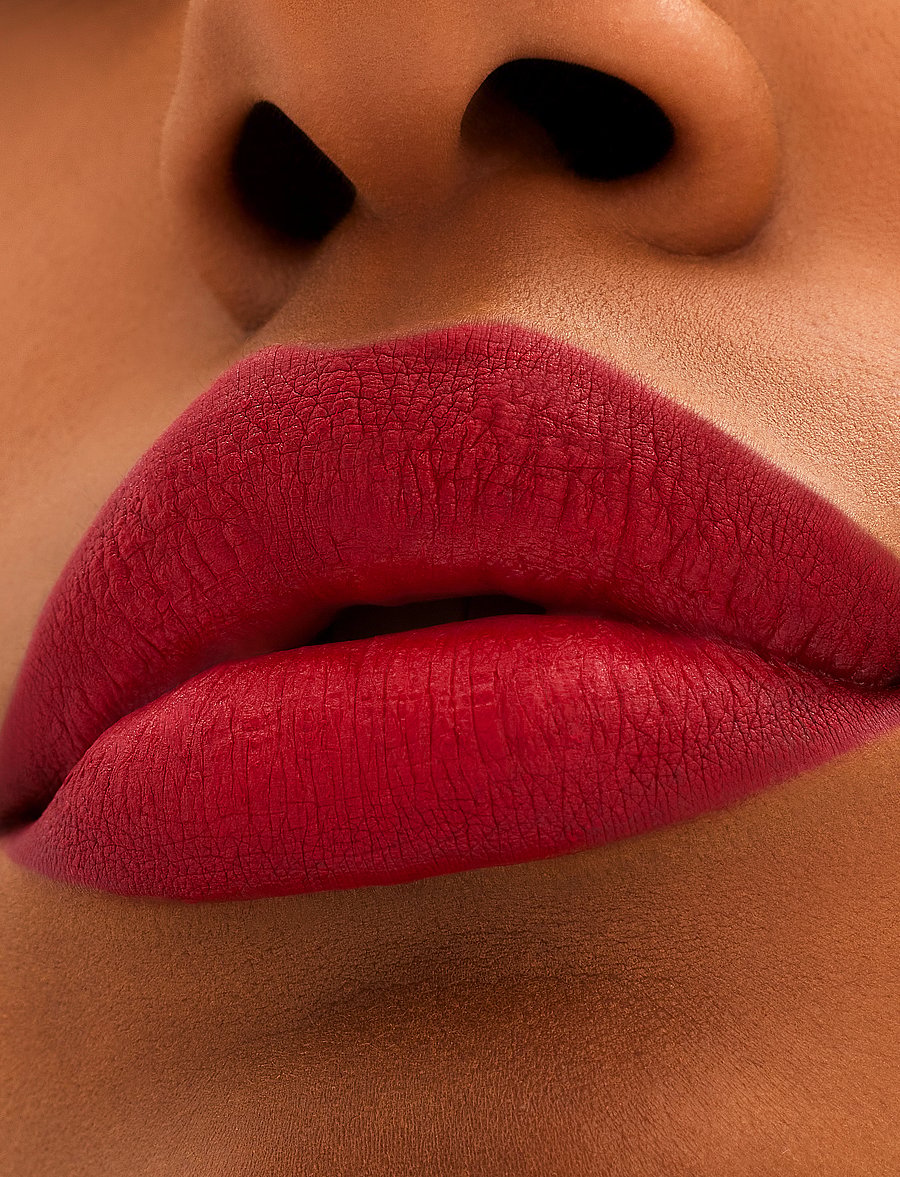 MAC - Locked Kiss Lipstick - förðunarvörur - ruby true - 3