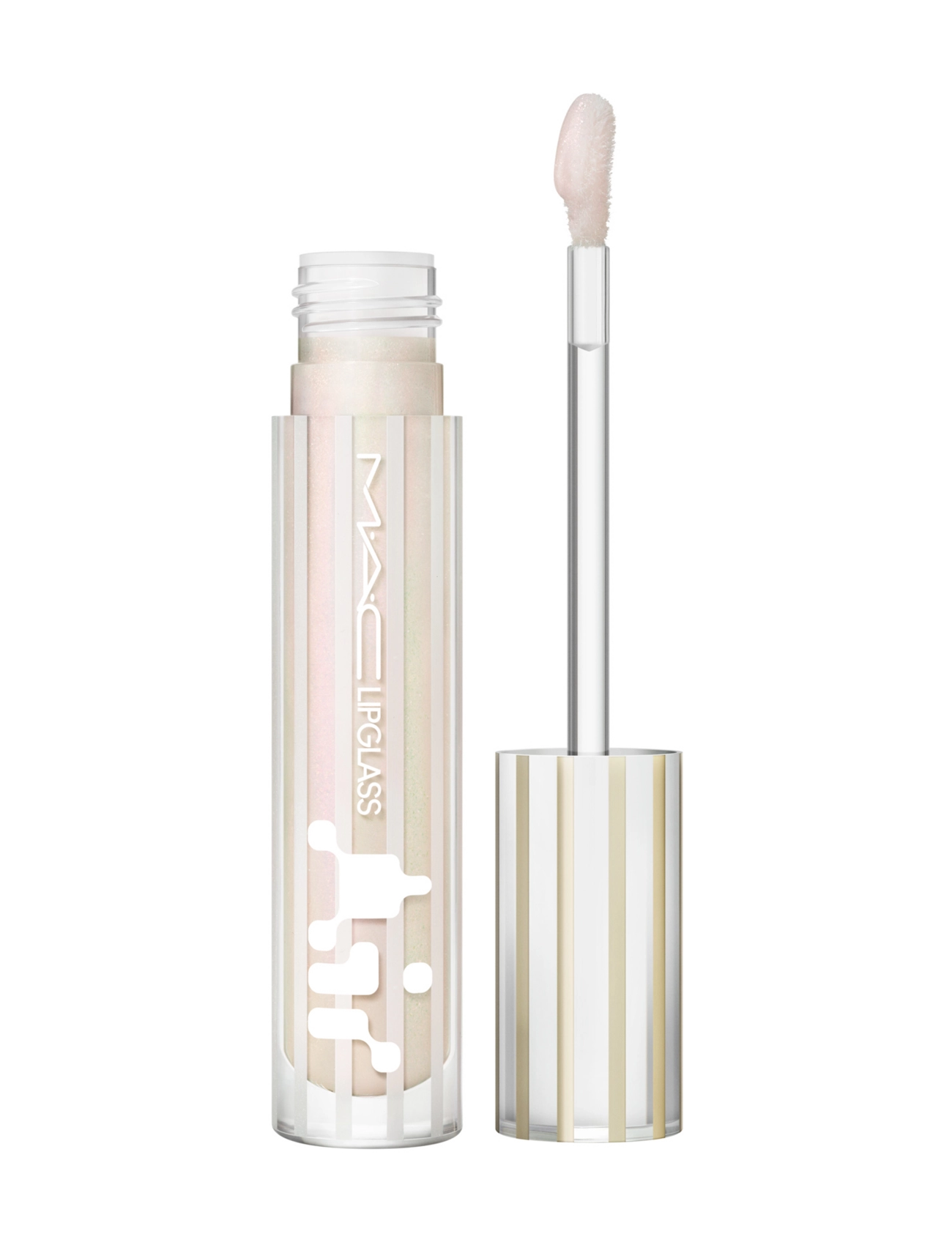 MAC Lipglass Air Non Sticky Lipgloss - Makeup - FROSTING / white
