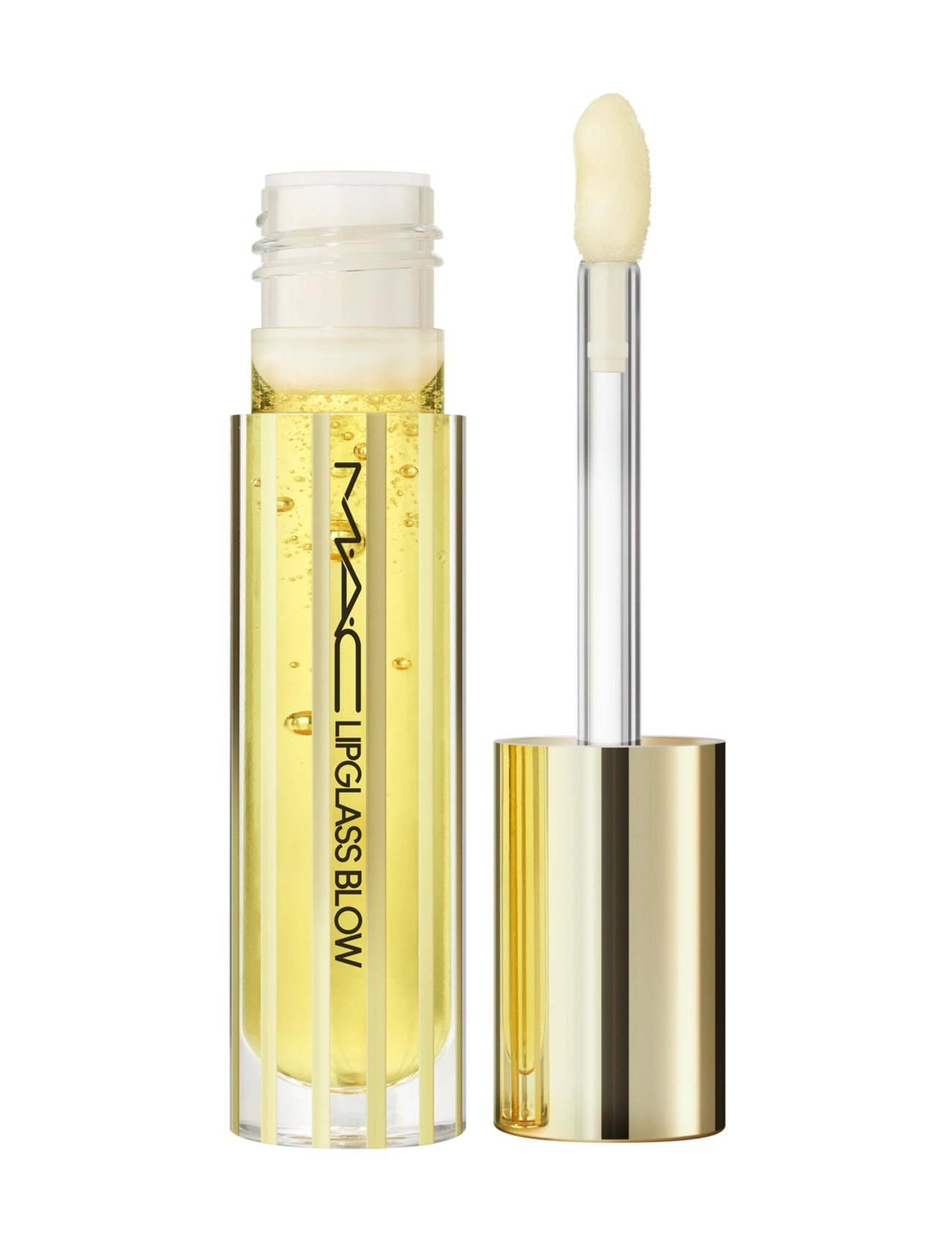 MAC Lipglass Blow Plumping Oil Lipgloss, Plumper & Filler, Nude, Str: 5 ML