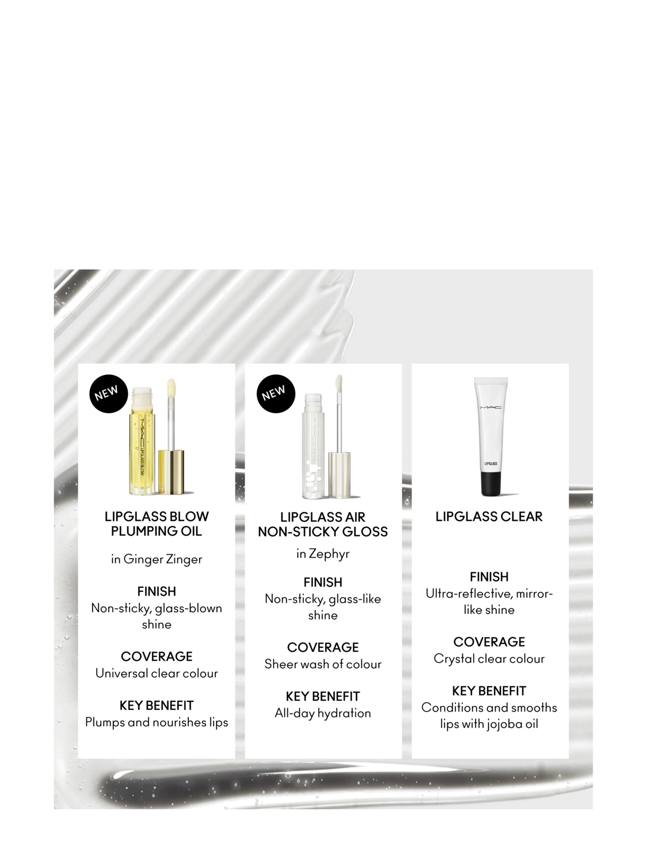 MAC - Lipglass Blow Plumping Oil lipgloss - meikit - ginger zinger - 4