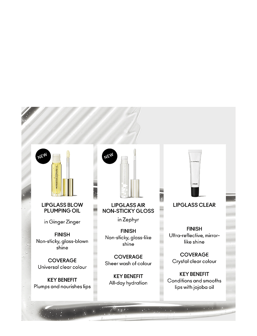 MAC - Lipglass Blow Plumping Oil lipgloss - smink - ginger zinger - 4