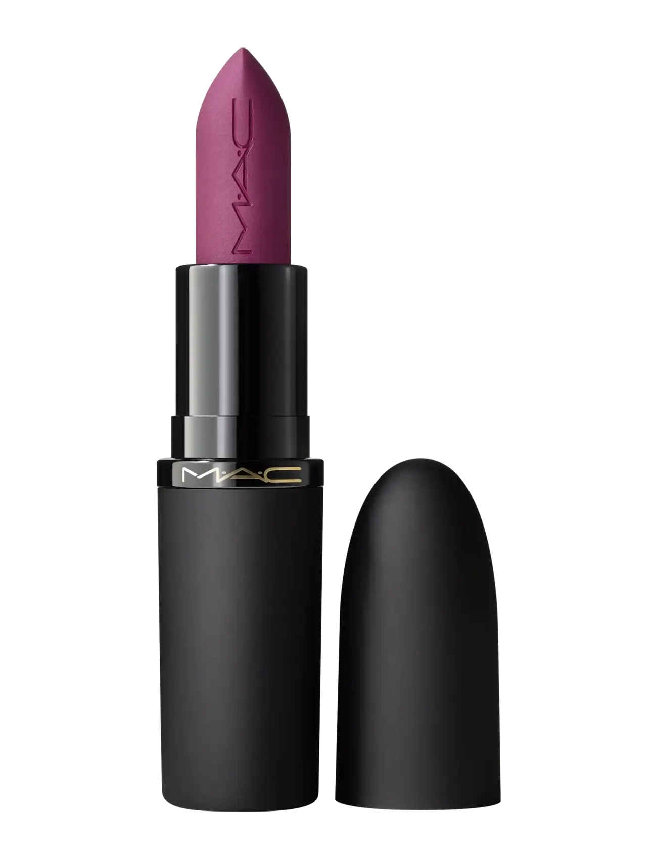 MAC Powder Kiss Hazy Matte Lipstick - Läppar - ON MY MIND / purple