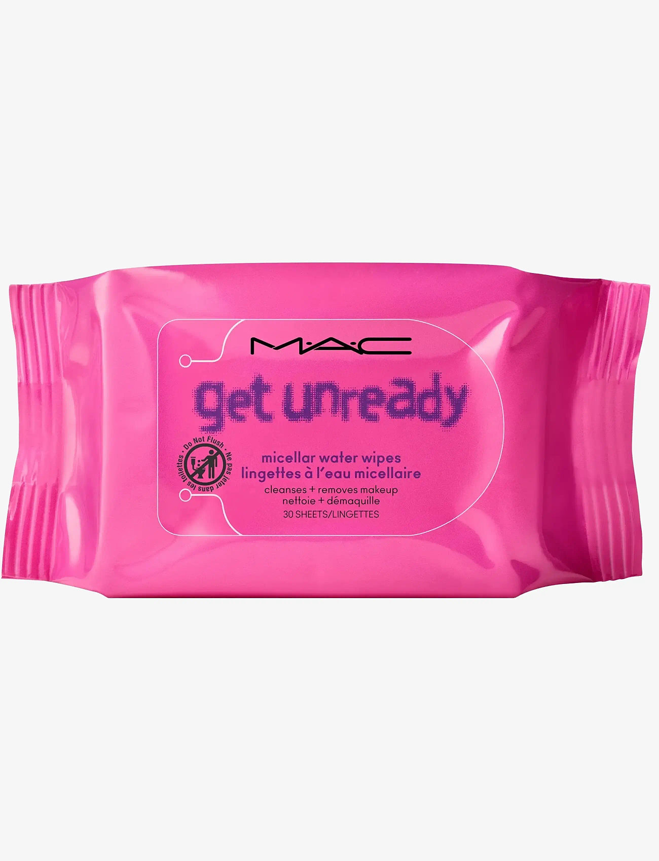 MAC - Get Unready Micellar Water Wipes - rengöringsservetter - clear - 1