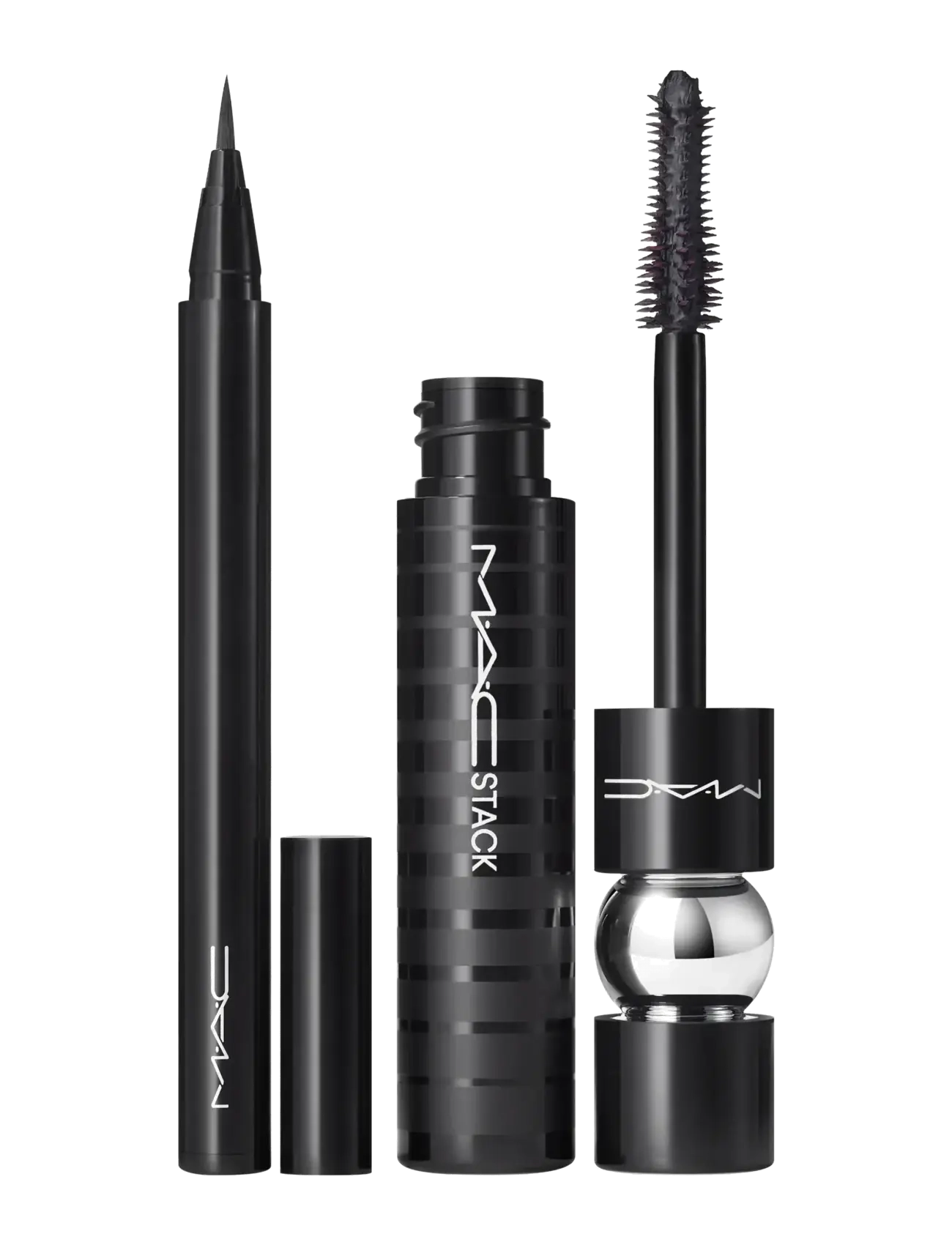 MAC Stroke + Stack Eye Kit, Eyeliner, Sort, Str: ONE SIZE
