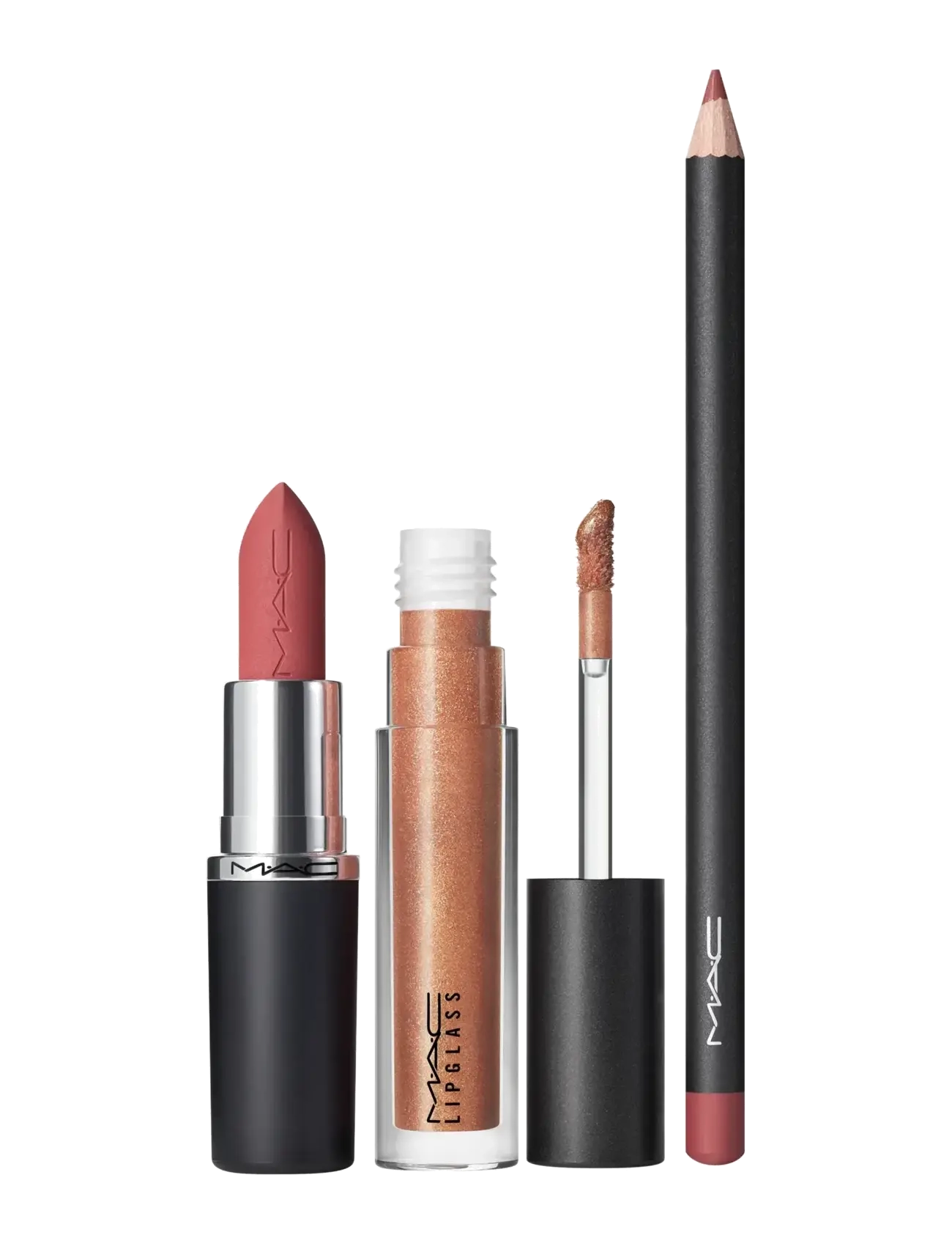 MAC Spring For Teddy Lip Trio, Læbestift, Brun, Str: ONE SIZE