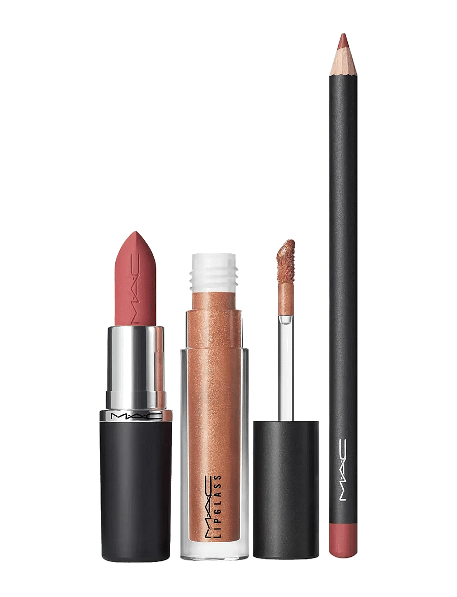 MAC - Spring For Teddy Lip Trio - makeup - brown - 1