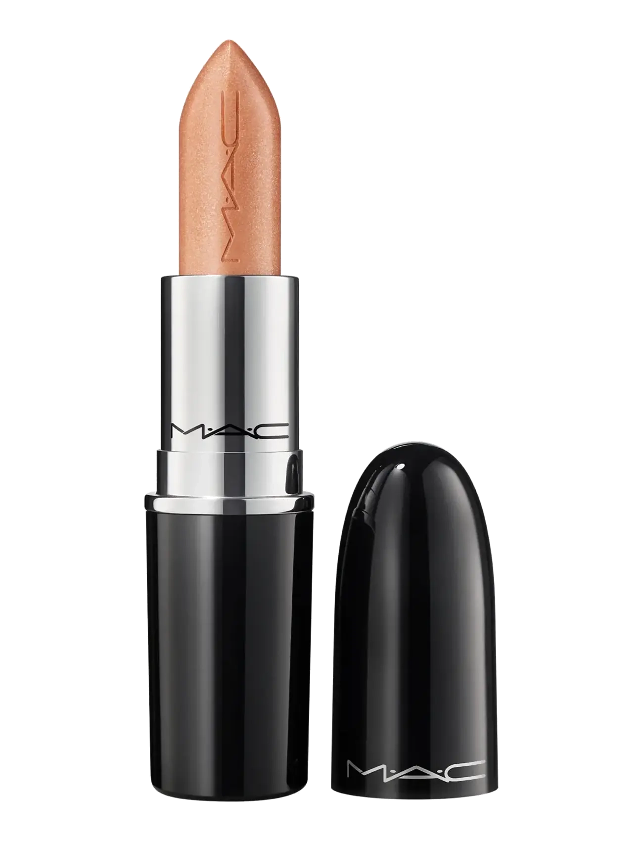 MAC Lustreglass Sheer Shine Lipstick - Læbeprodukter - PARTY TRICK / natural