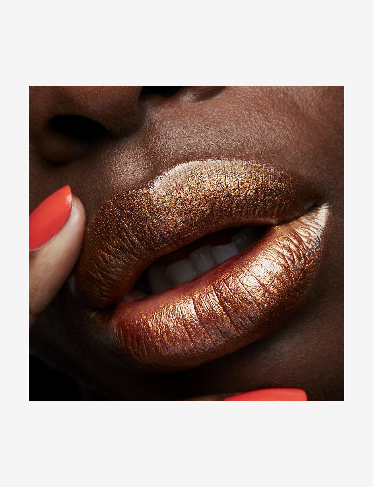 MAC - Frost Lipstick - smink - bronze shimmer - 3