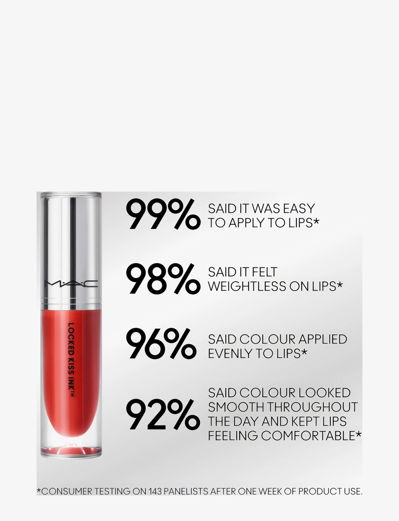 MAC - Locked Kiss Liquid Lipstick - smink - ruby true - 3