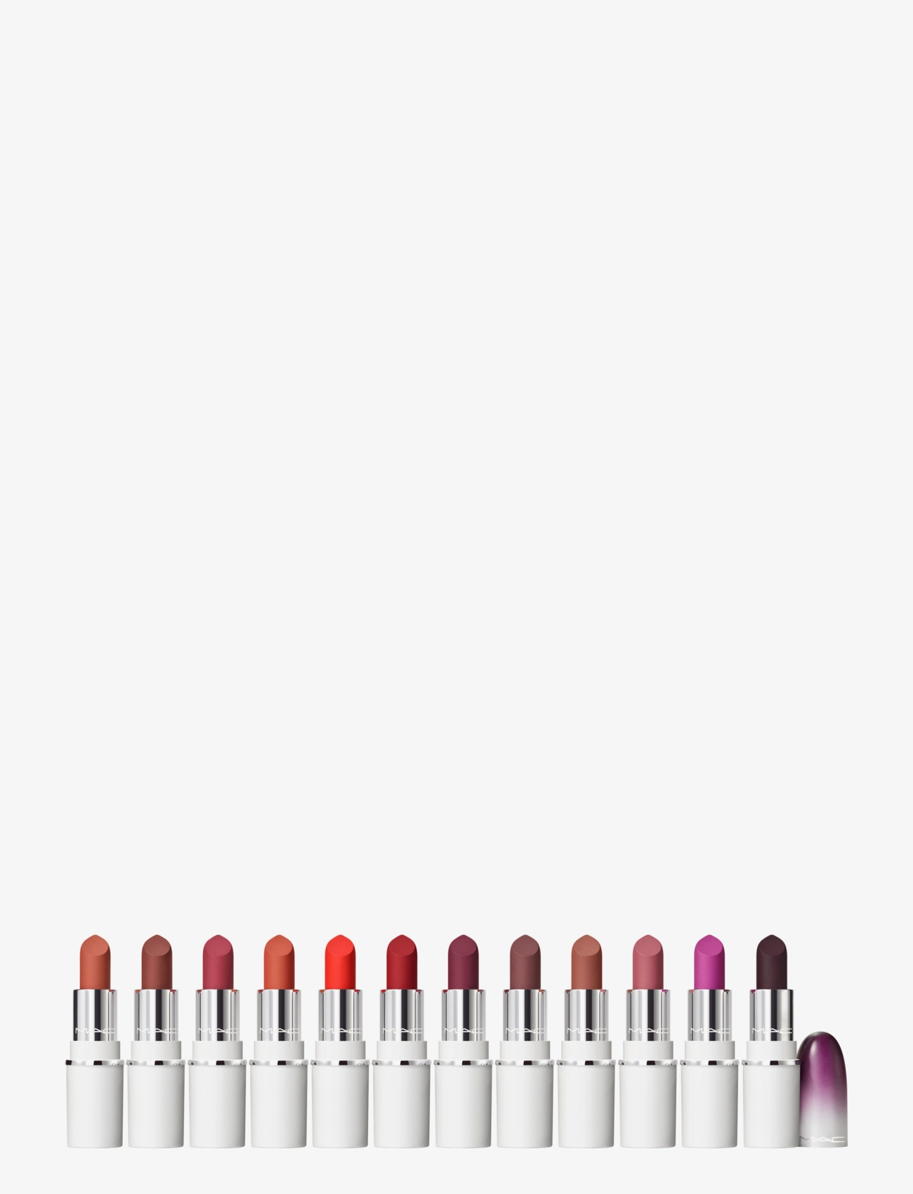 MAC - Lips By The Dozen Mini Powder Kiss Lipstick X 12 - clear - 1