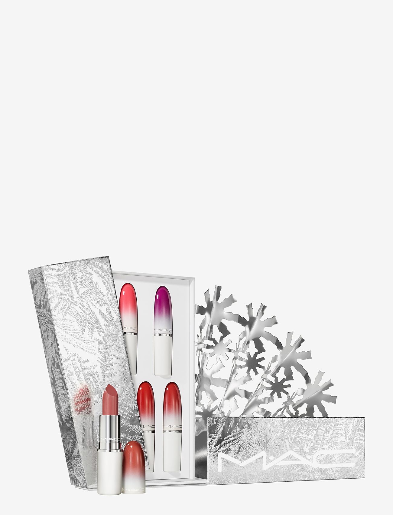 MAC - Frostbitten Kiss Lustreglass Lipstick X5 - Fresh Shades - clear - 2