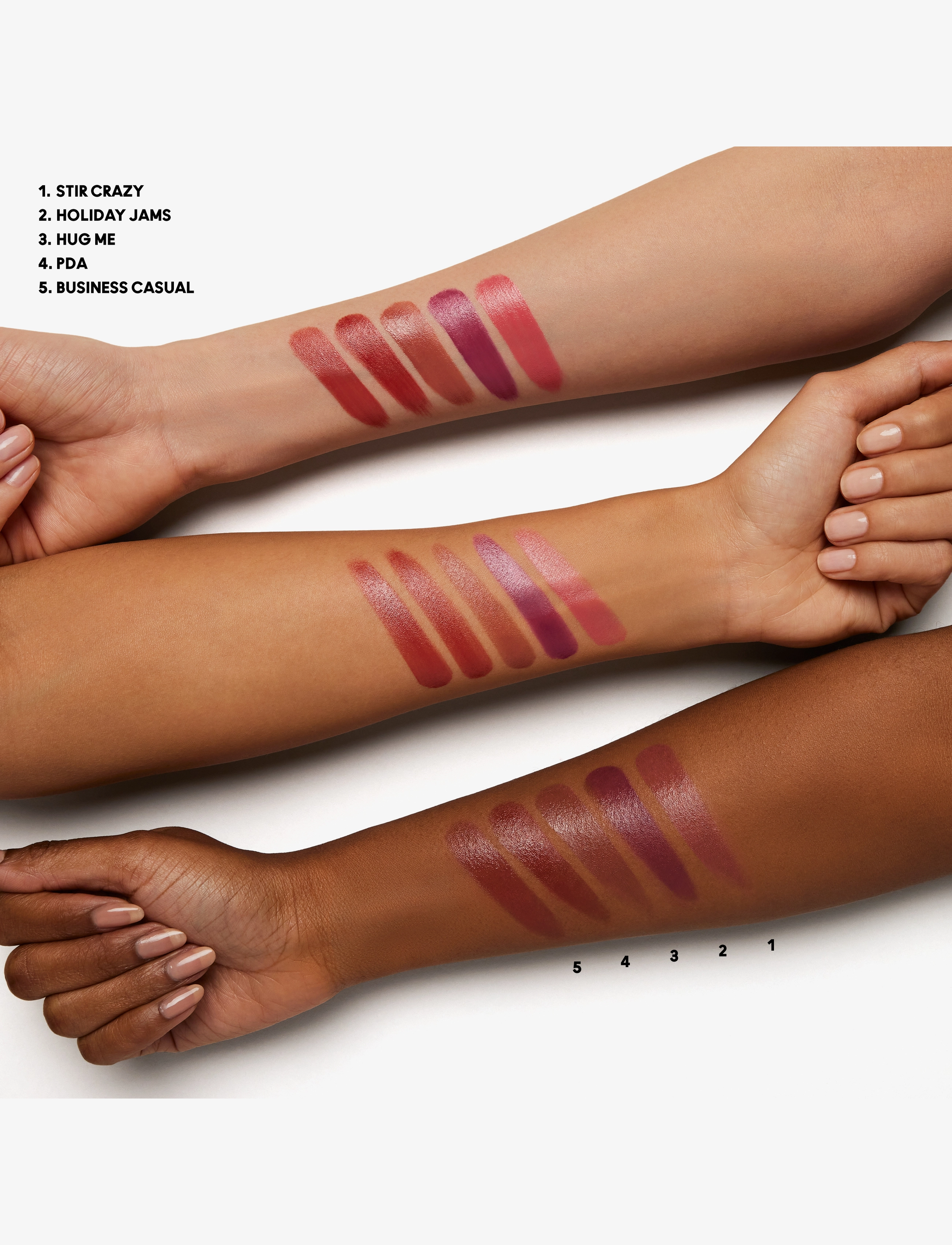 MAC - Frostbitten Kiss Lustreglass Lipstick X5 - Fresh Shades - clear - 3