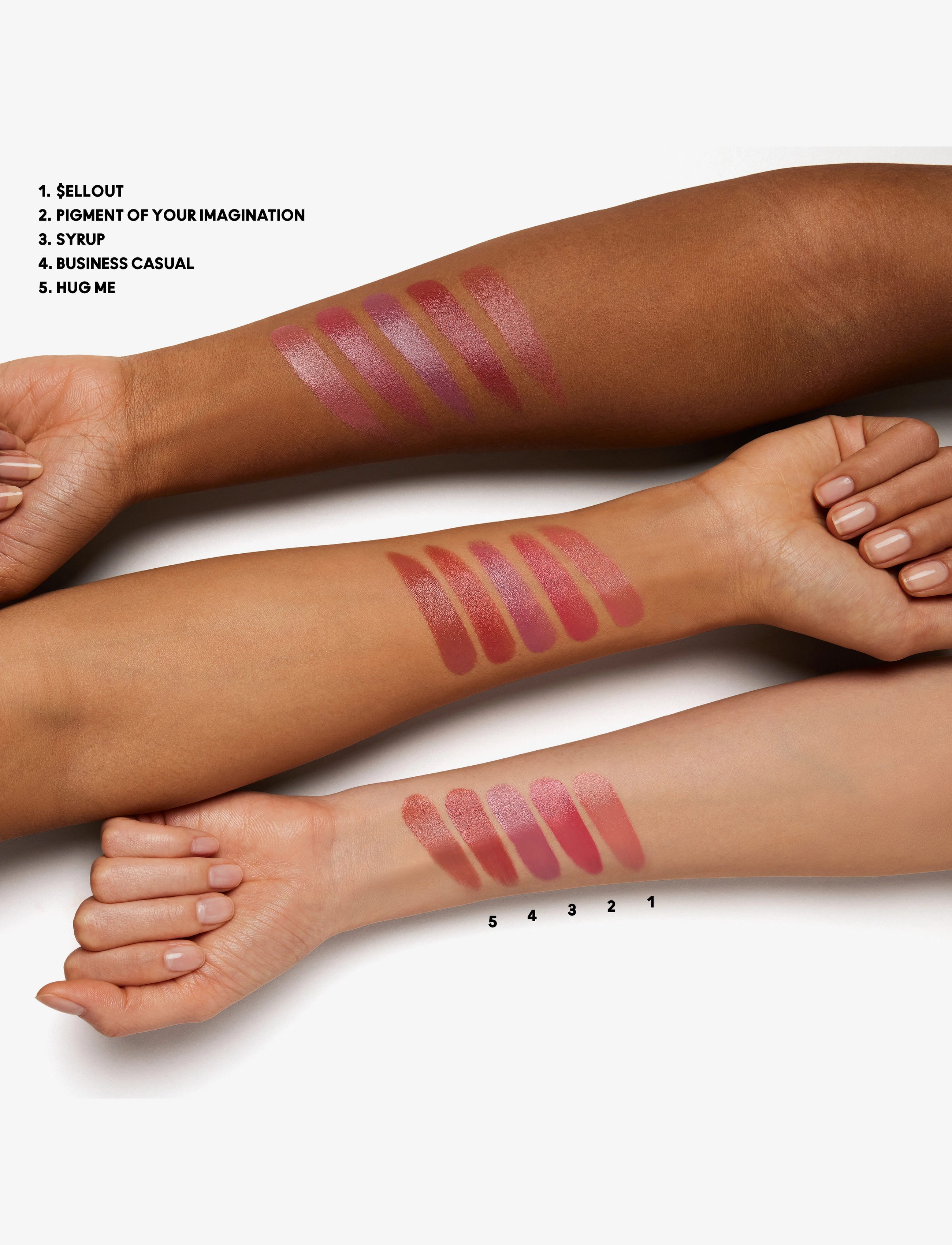 MAC - Frostbitten Kiss Lustreglass Lipstick X5 - Best Sellers - clear - 3