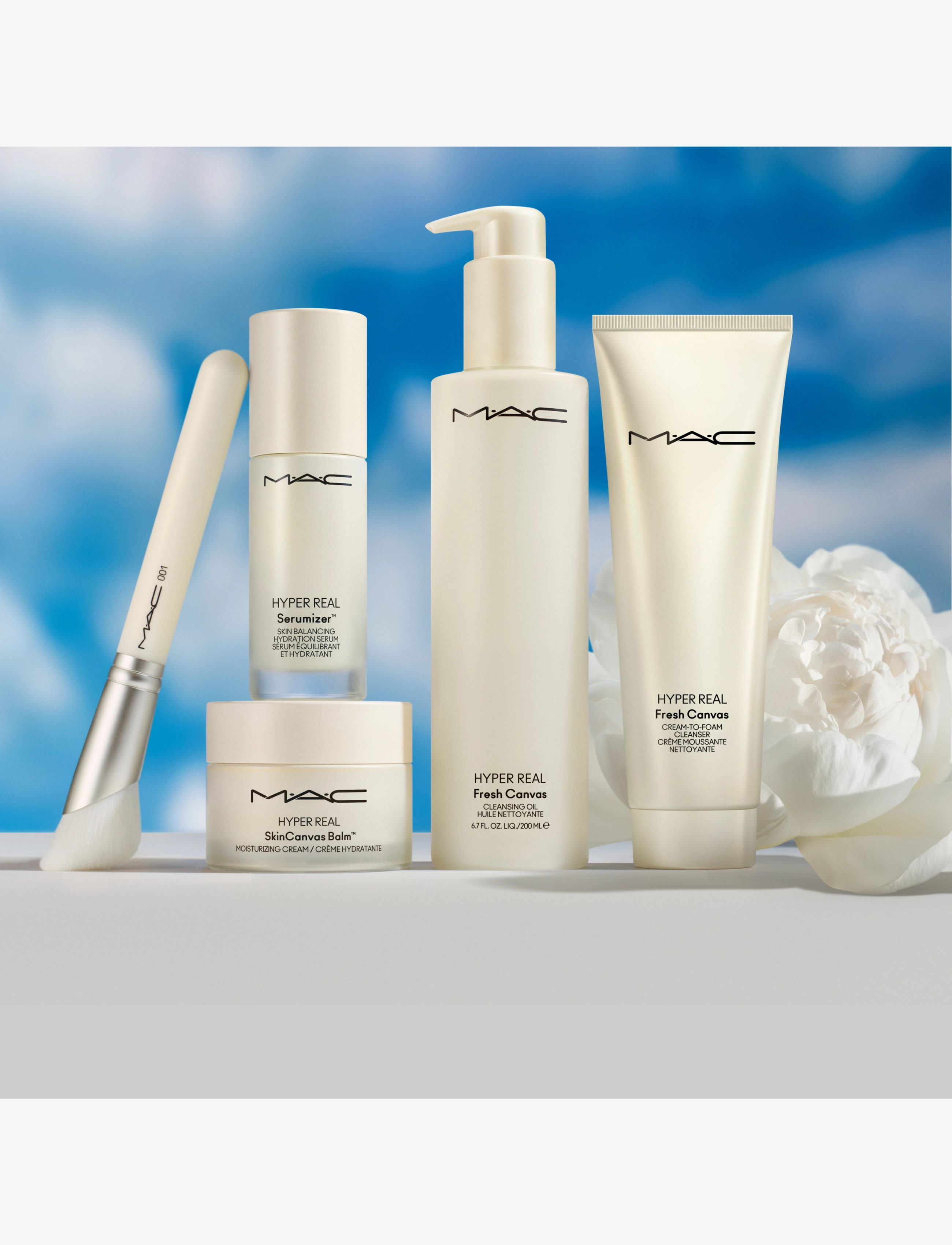 MAC - Hyper Real Fresh Cream-To-Fam Cleanser - foaming cleanser - clear - 3