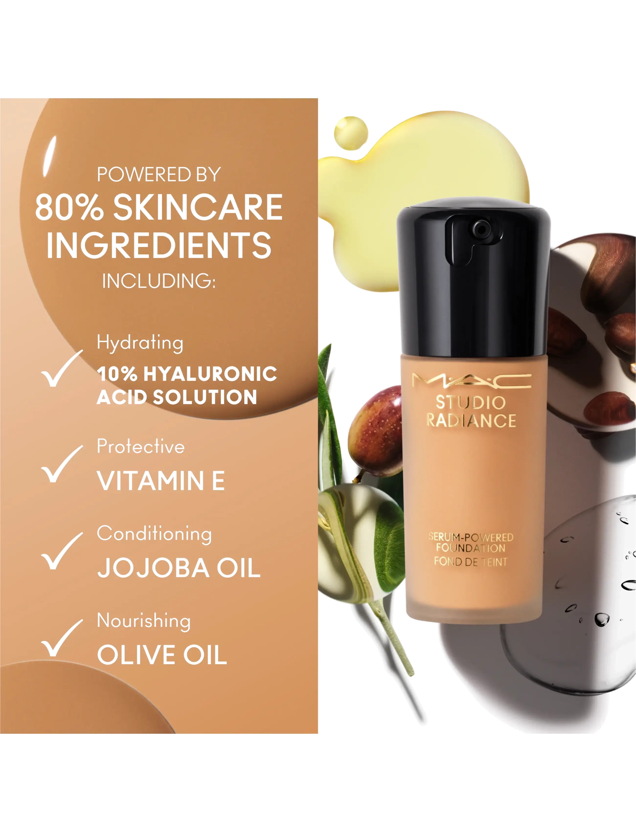 MAC - Studio Rdiance Serum Powered Foundation - smink - nc60 - 1