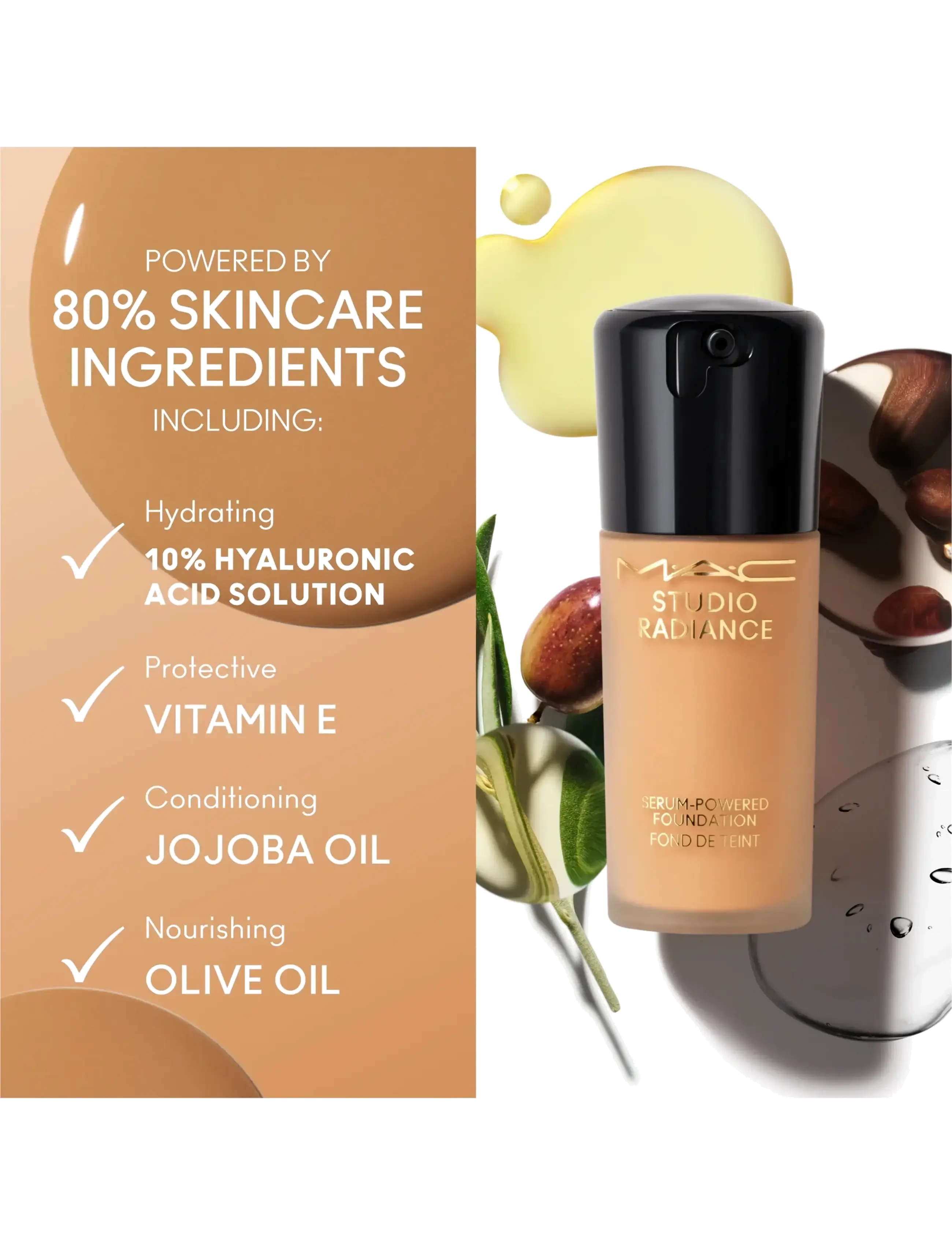 MAC - Studio Rdiance Serum Powered Foundation - smink - nw5 - 2