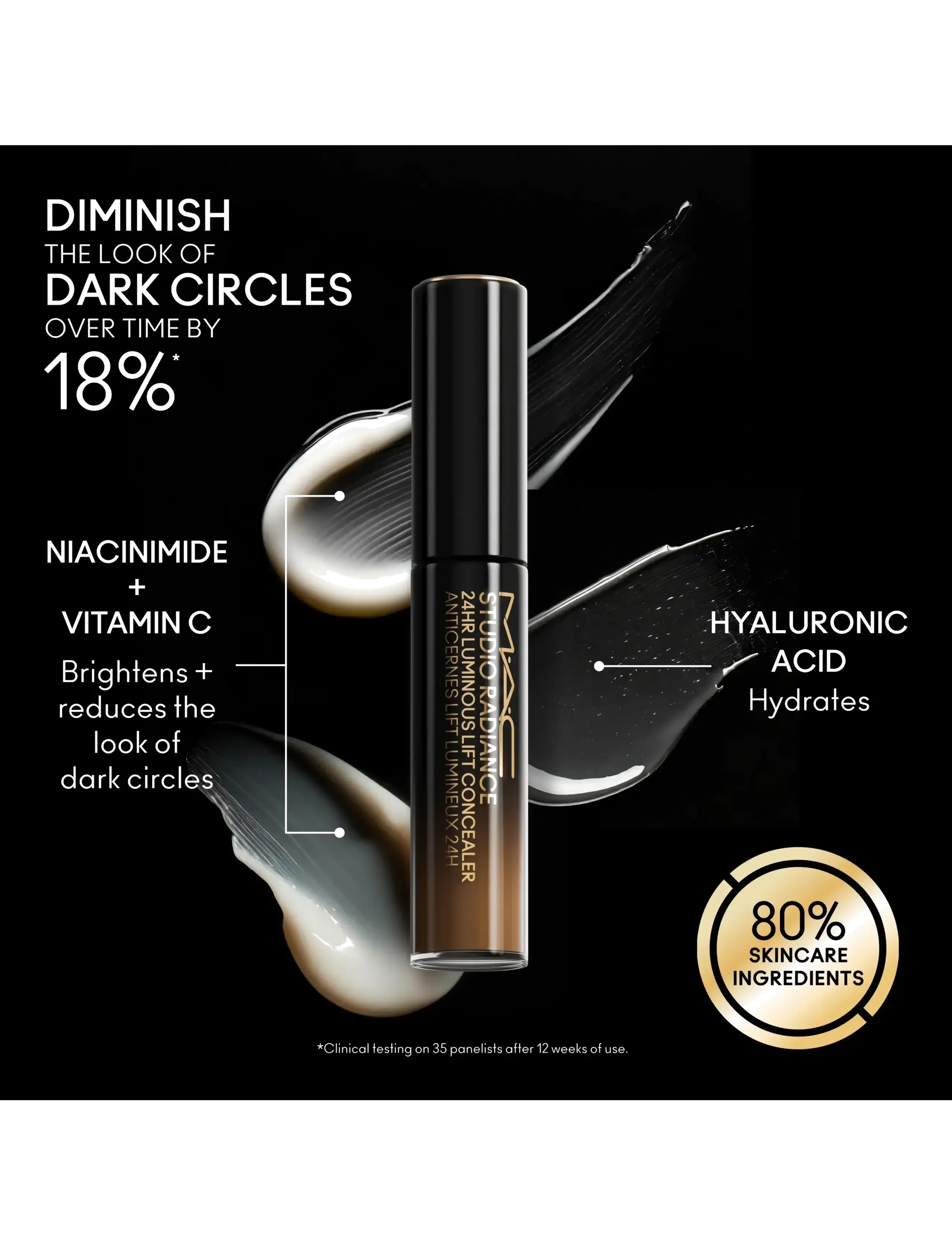 MAC - Studio Radiance 24Hr Luminous Lift Concealer - smink - nc27 - 3