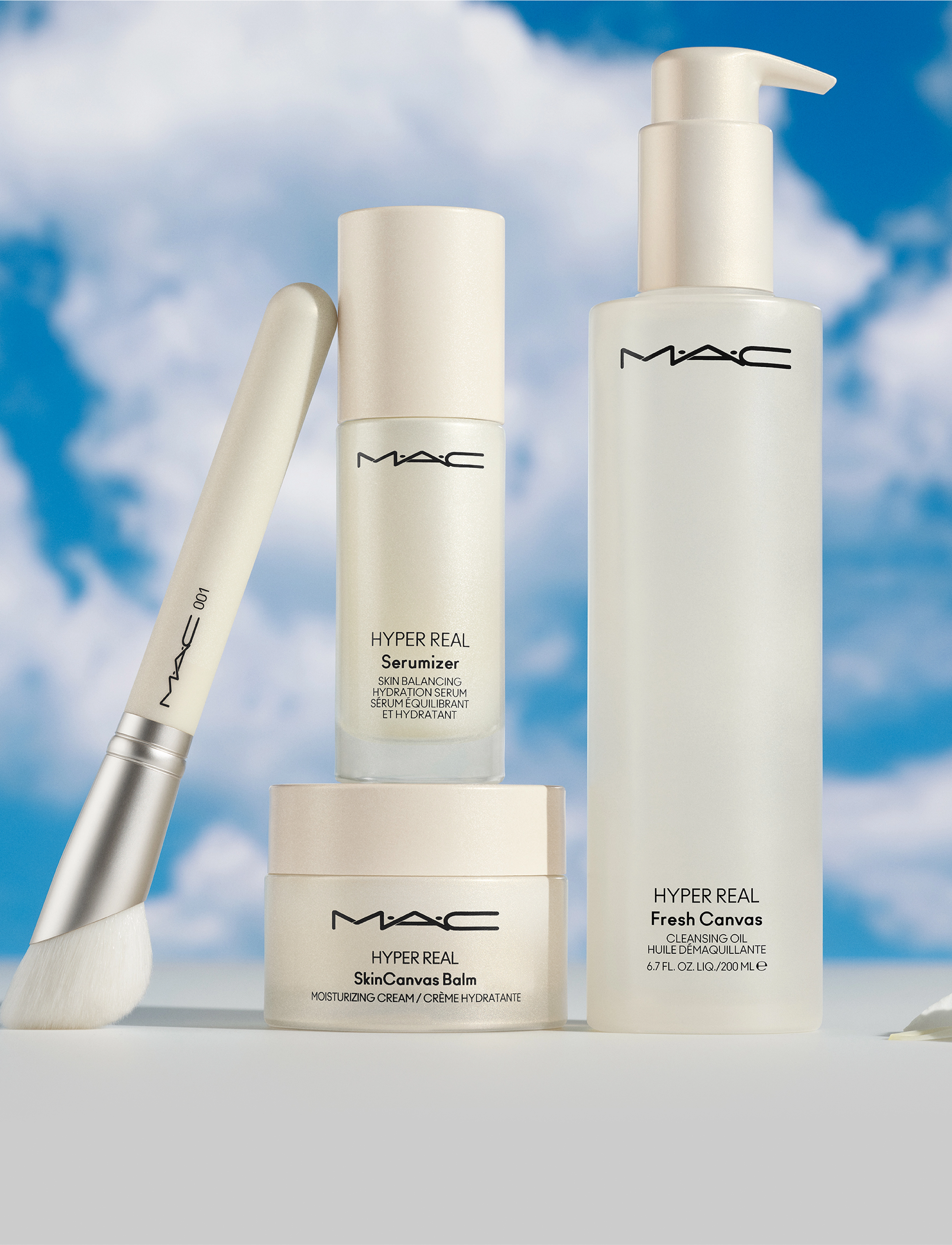 MAC Brushes - 001 Serum + Moisturizer Brush, One Size, White, Makeup-Værktøjer > Ansigtsbørster, Dame