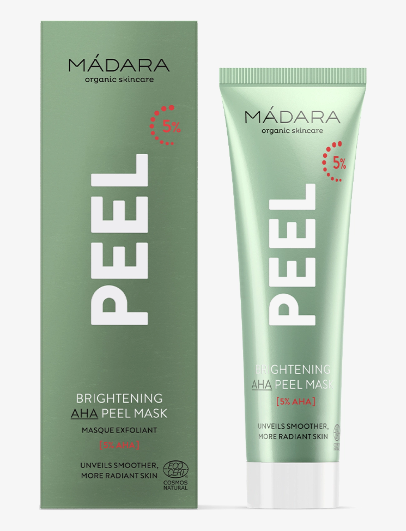 MÁDARA - PEEL Brightening AHA Peel mask - koorivad maskid - clear - 2