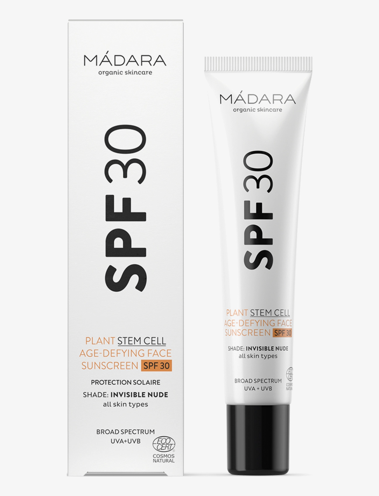 MÁDARA - Plant Stem Cell Age-Defying Face Sunscreen SPF 30 - for ansiktet - clear - 2