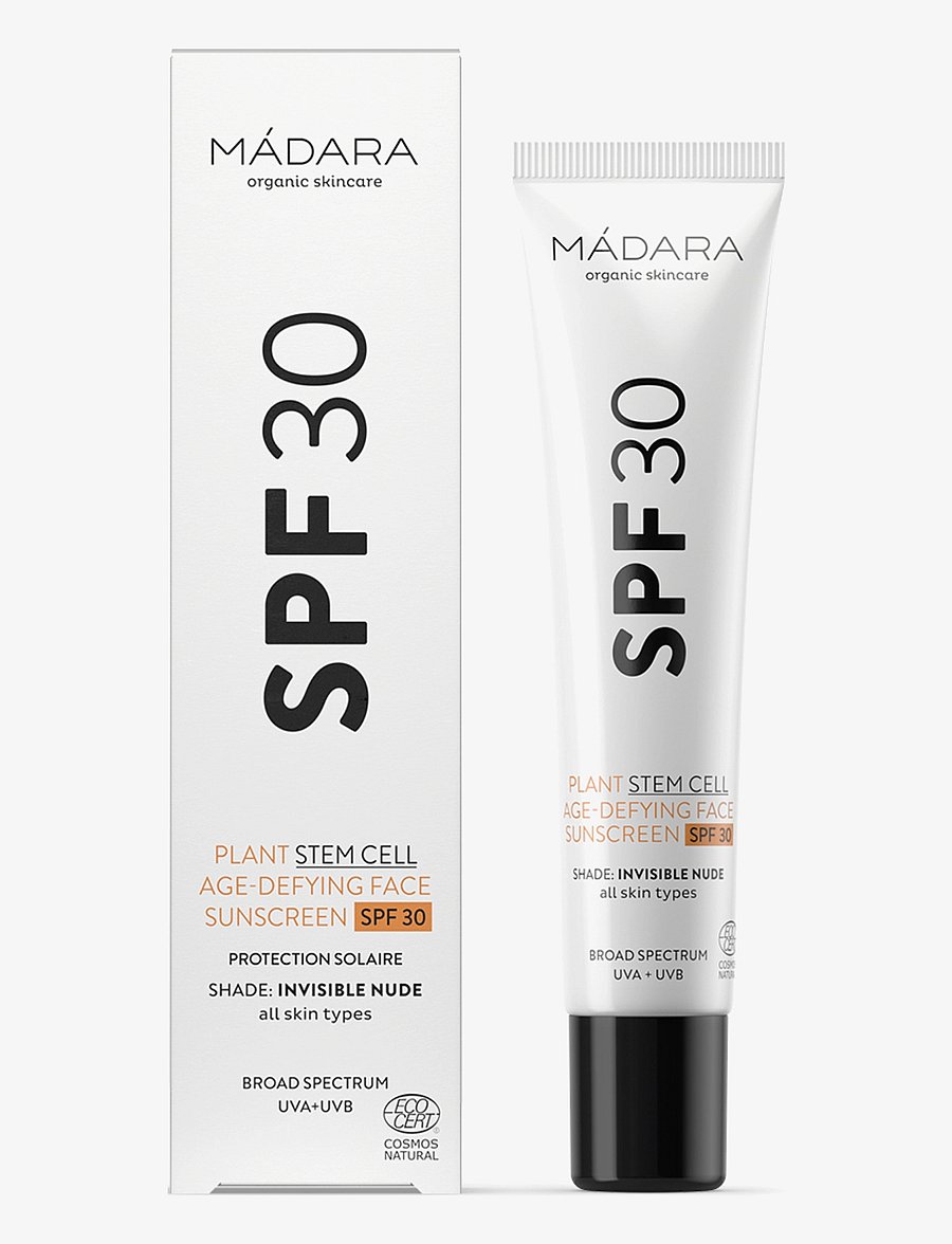 MÁDARA - Plant Stem Cell Age-Defying Face Sunscreen SPF 30 - for ansiktet - clear - 2