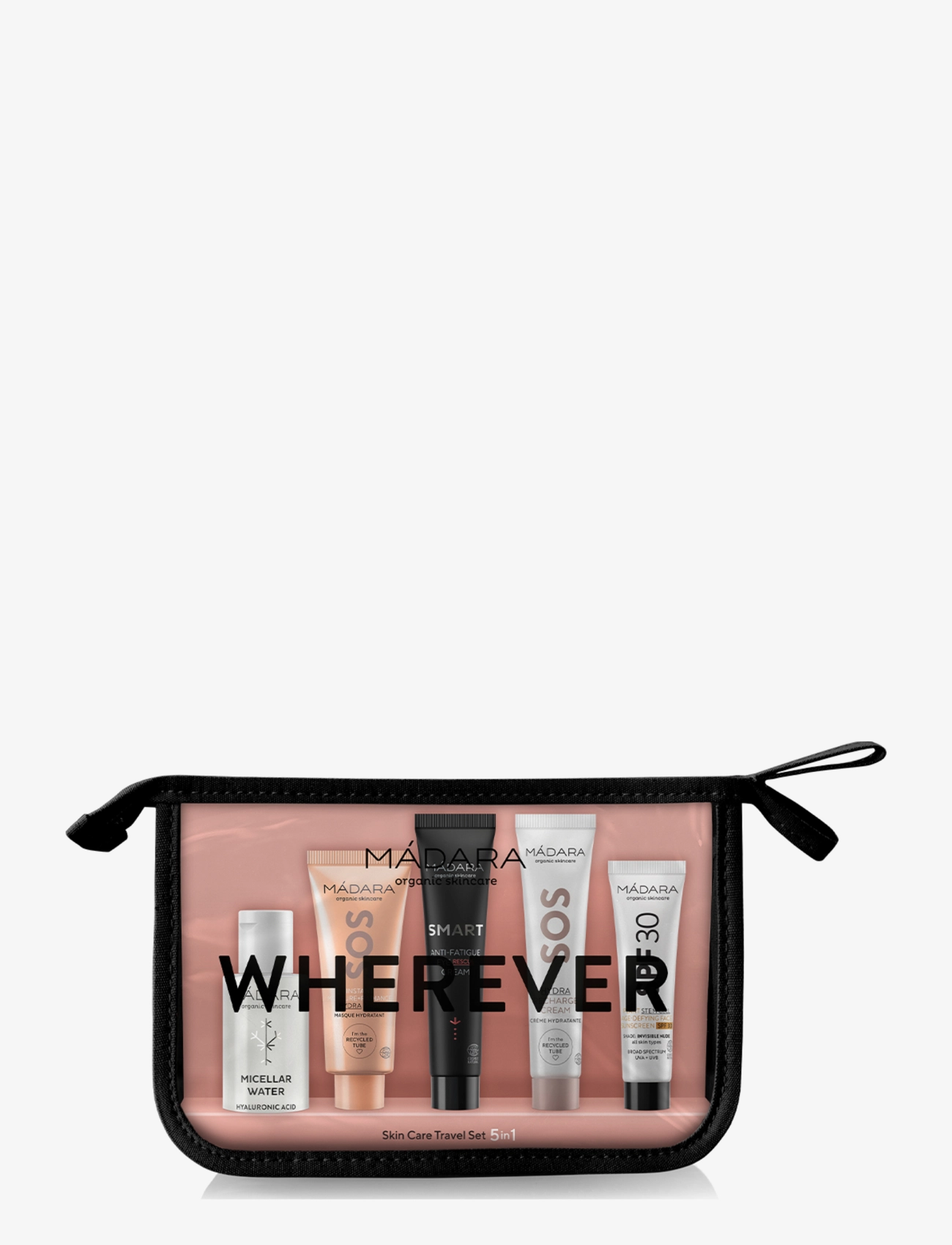 MÁDARA Wherever Travel Set 5-In-1, Travel Size, Nude, Str: ONE SIZE