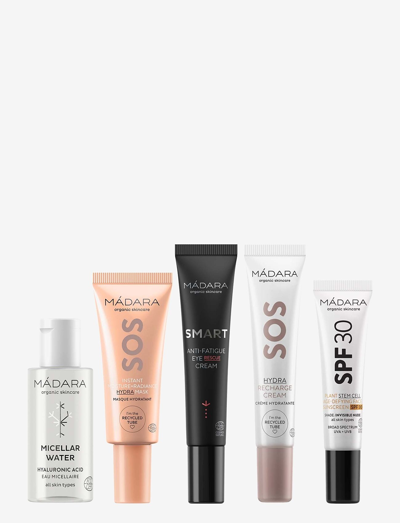 MÁDARA - Wherever Travel Set 5-in-1 - til ham - clear - 2