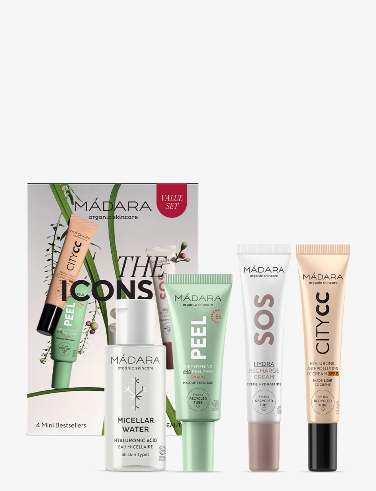 MÁDARA The Icons Set, #Light, Skincare Sæt, Nude, Str: ONE SIZE