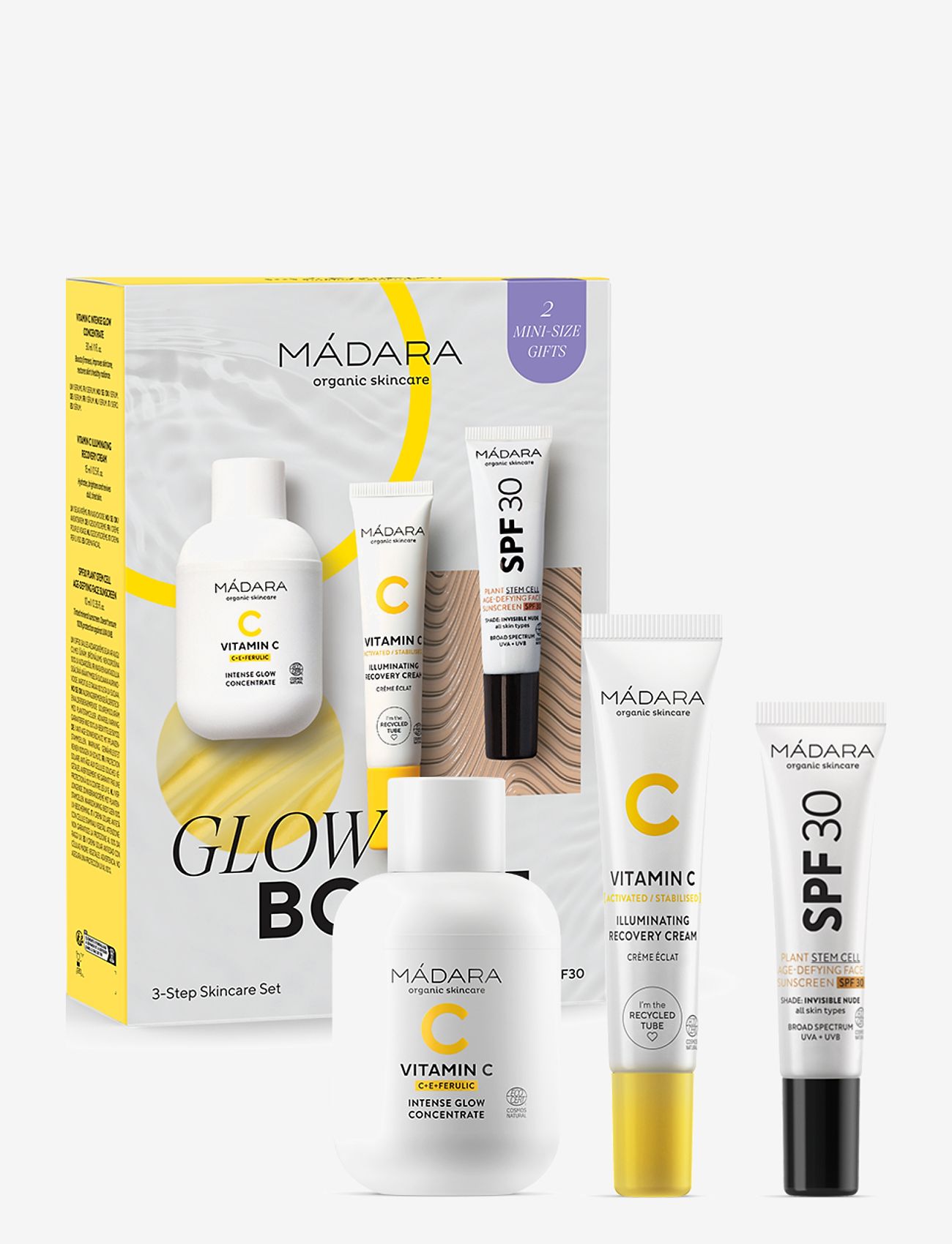 MÁDARA - Glow Boost 3-Step Skincare set - clear - 1
