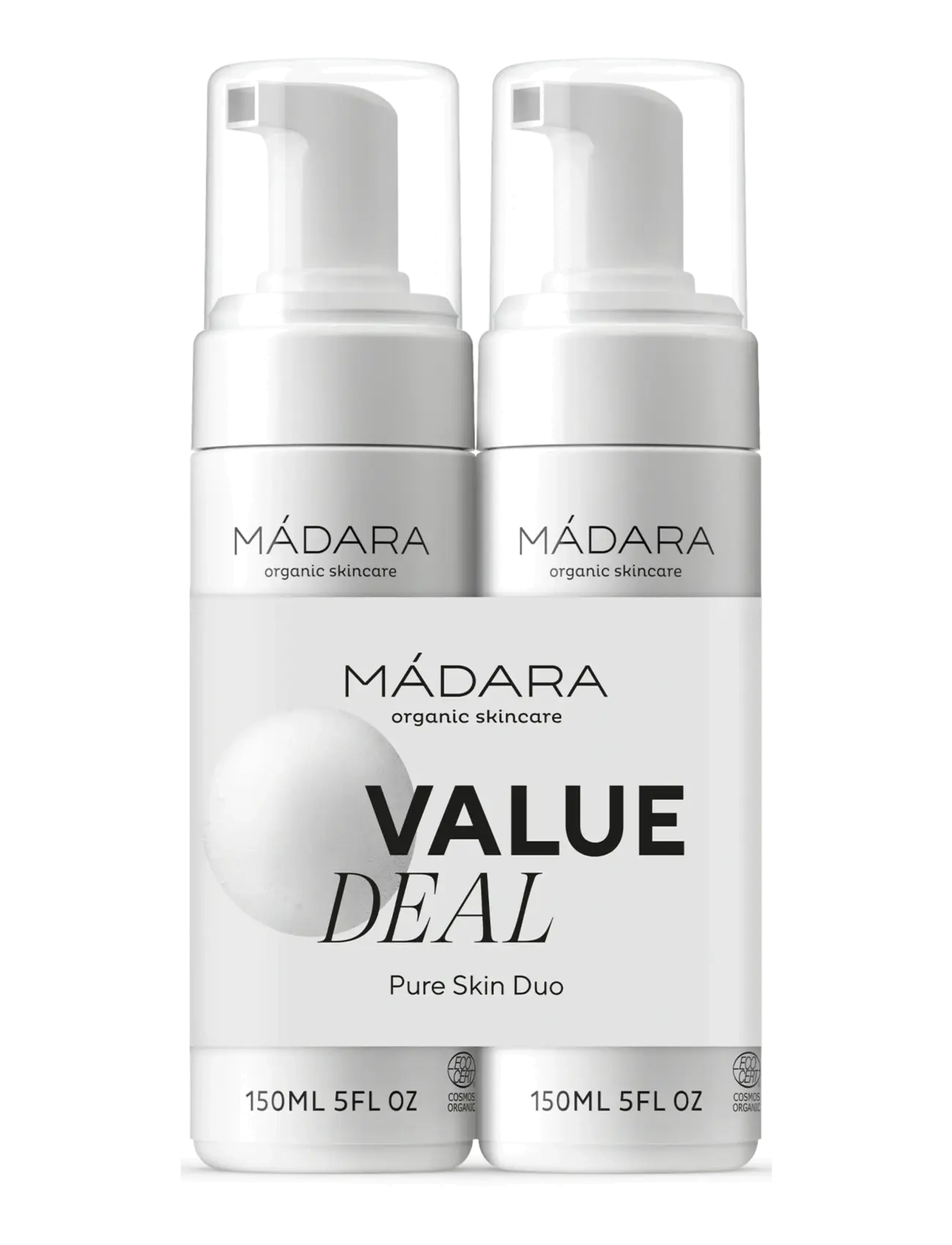 MÁDARA Value Deal Pure Skin Duo, Skummende rensemiddel, Nude, Str: ONE SIZE