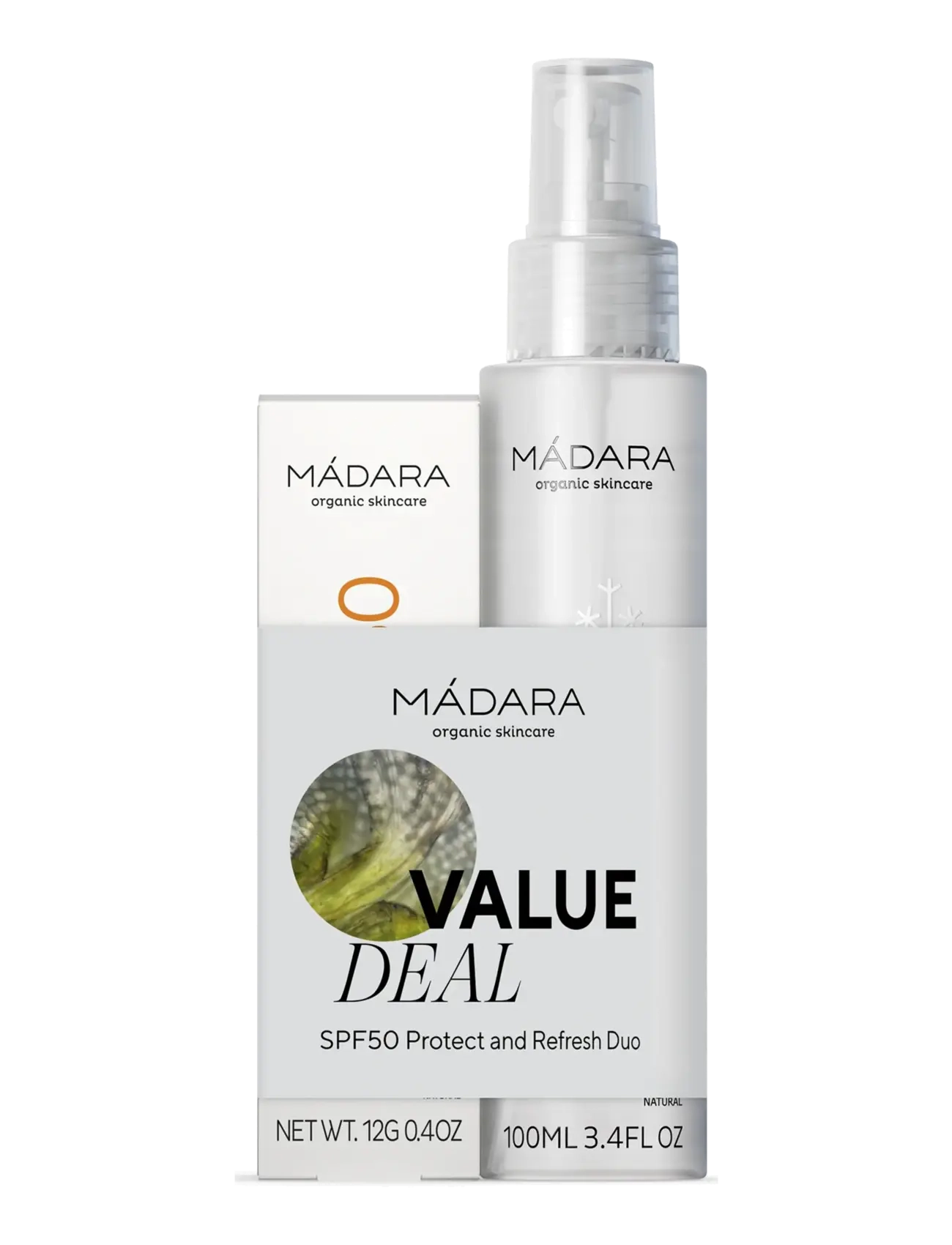 MÁDARA Value Deal SPF50 Protect and Refresh Duo - Gavesett - CLEAR / undefined