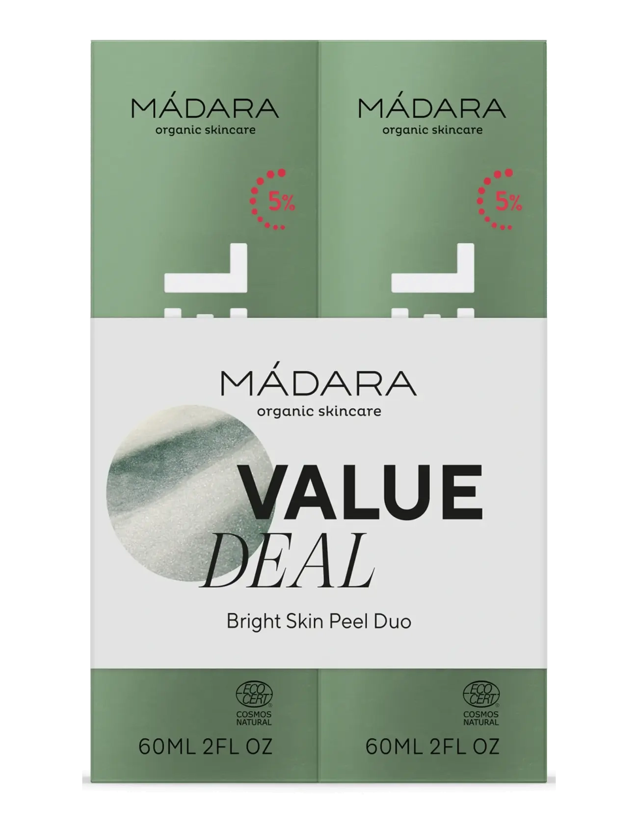 MÁDARA Value Deal Bright Skin Peel Duo, Peelingmaske, Nude, Str: ONE SIZE