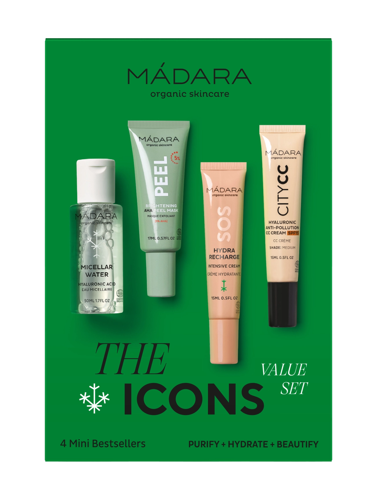 MÁDARA - The Icons Set, #MEDIUM - gavesæt - clear - 2