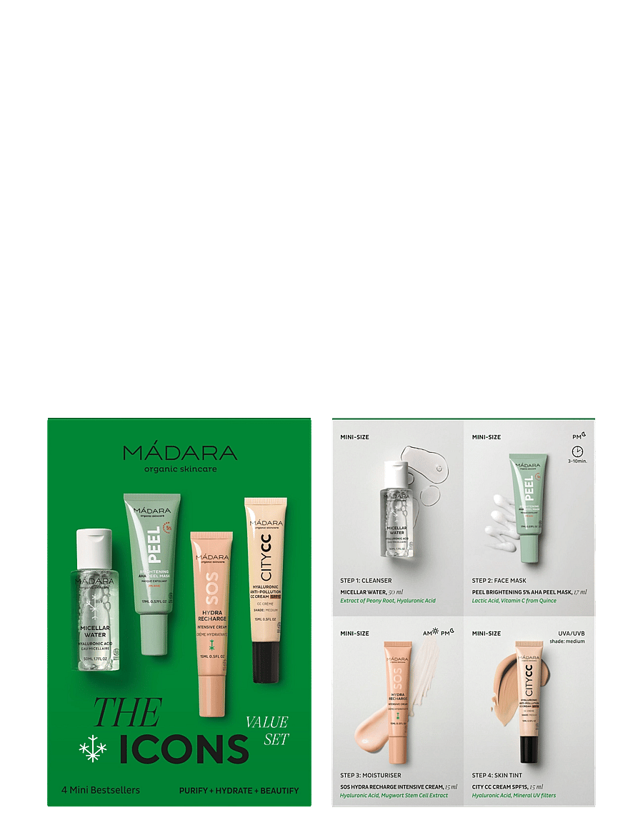 MÁDARA - The Icons Set, #MEDIUM - gavesæt - clear - 3
