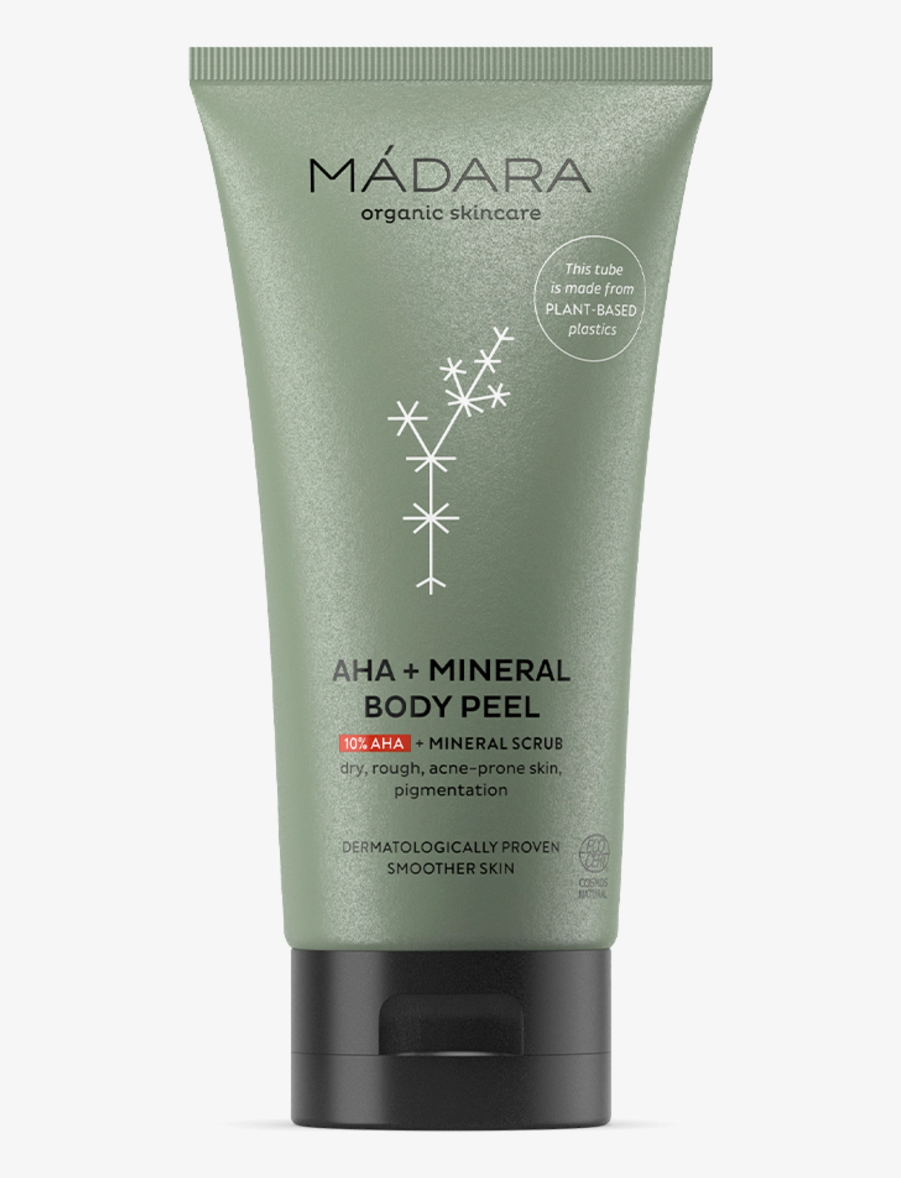 MÁDARA Aha+Mineral Body Peel, Bodyscrub, Nude, Str: 175 ml