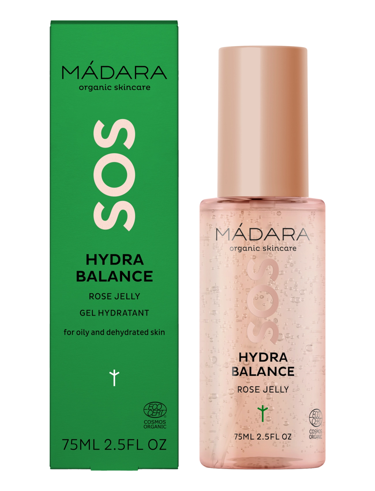 MÁDARA Sos Hydra Balance Rose Jelly ansiktskräm & serum dam – bild 2